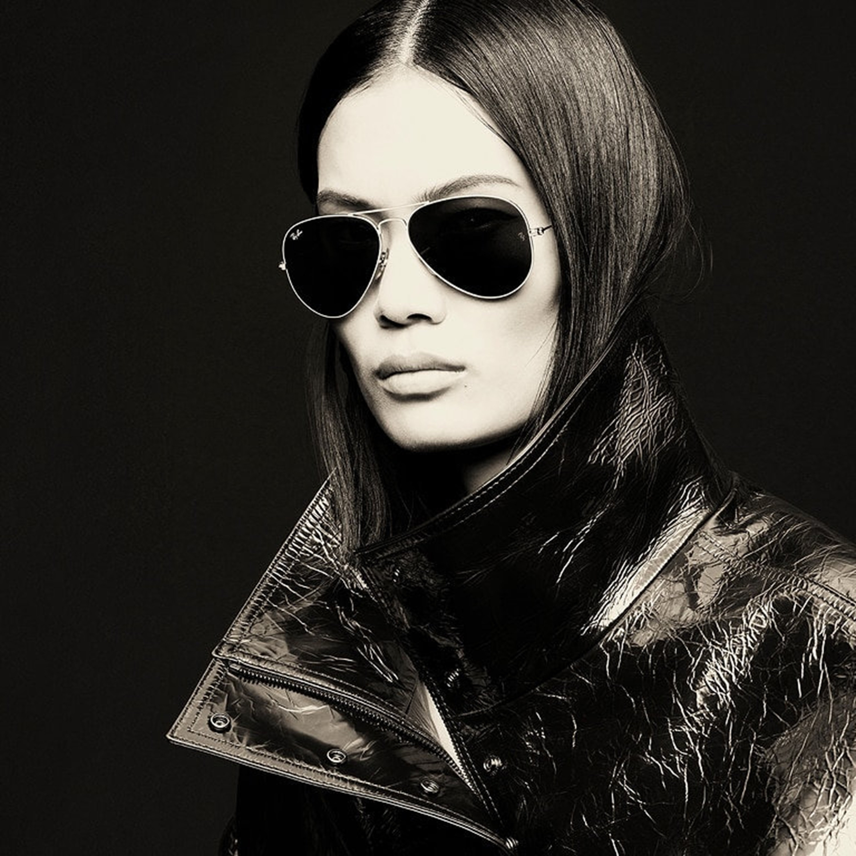 نظارات شمسية راي بان للجنسين بتصميم طيار أصفر | 3025-men-sunglasses-image-5