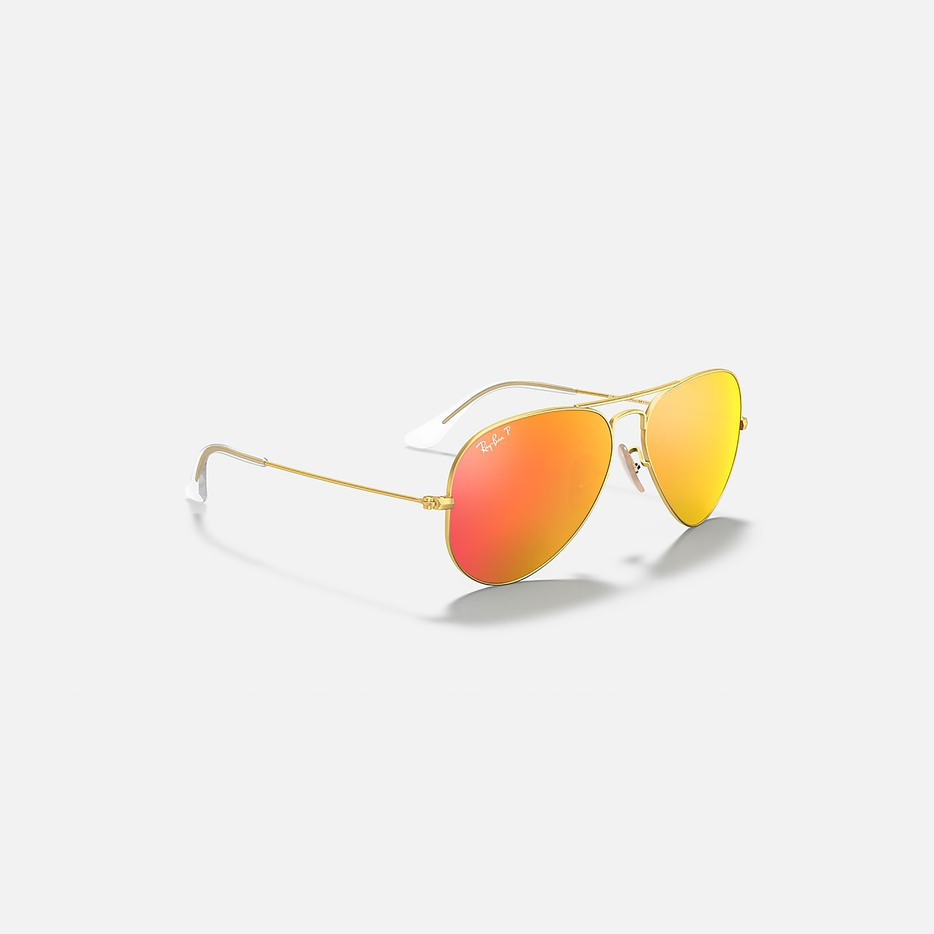 Ray-Ban Unisex Aviator Orange Sunglasses | 3025-men-sunglasses-image-2