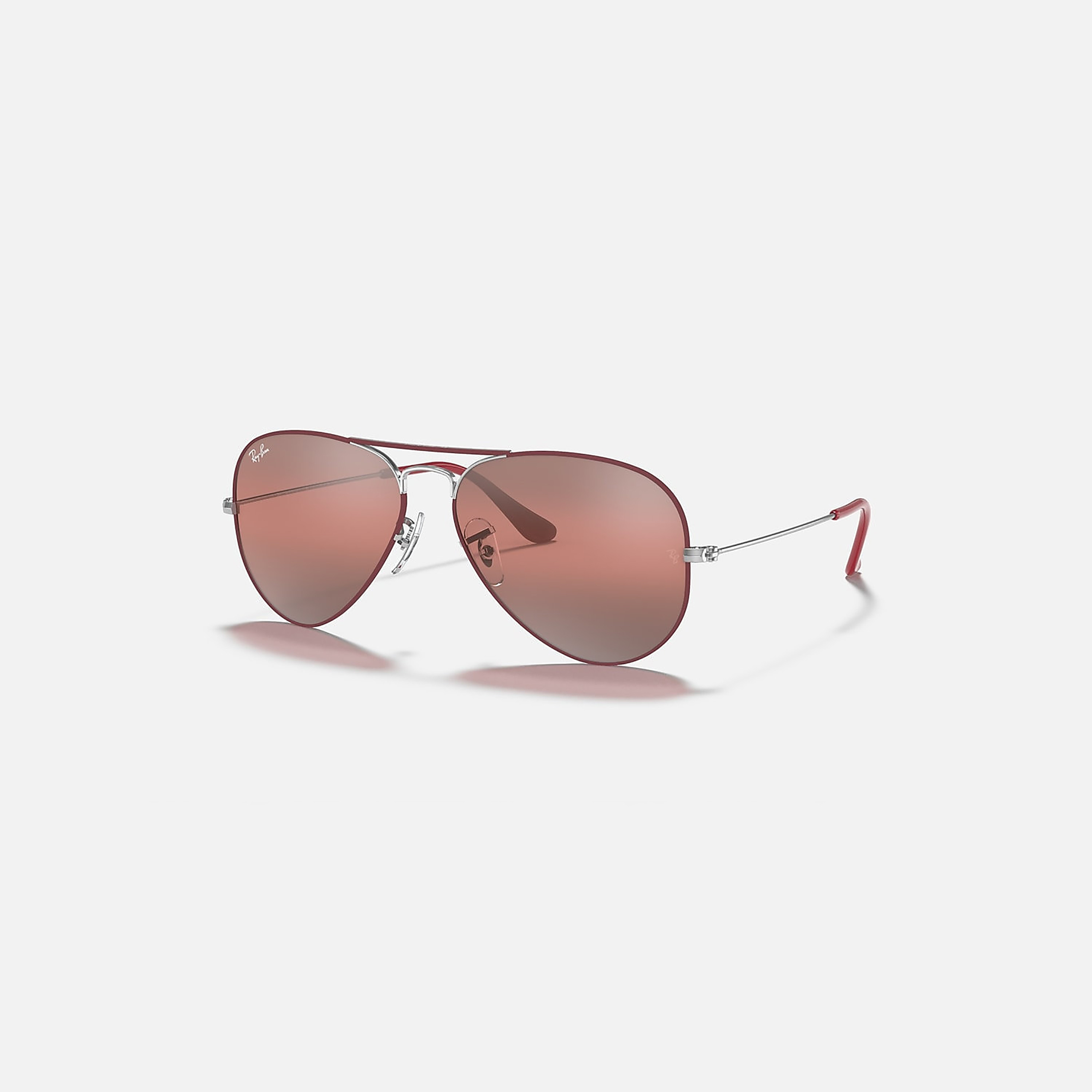 نظارات شمسية رجالية من راي بان بتصميم طيار بنفسجي | 3025-men-sunglasses-image-1