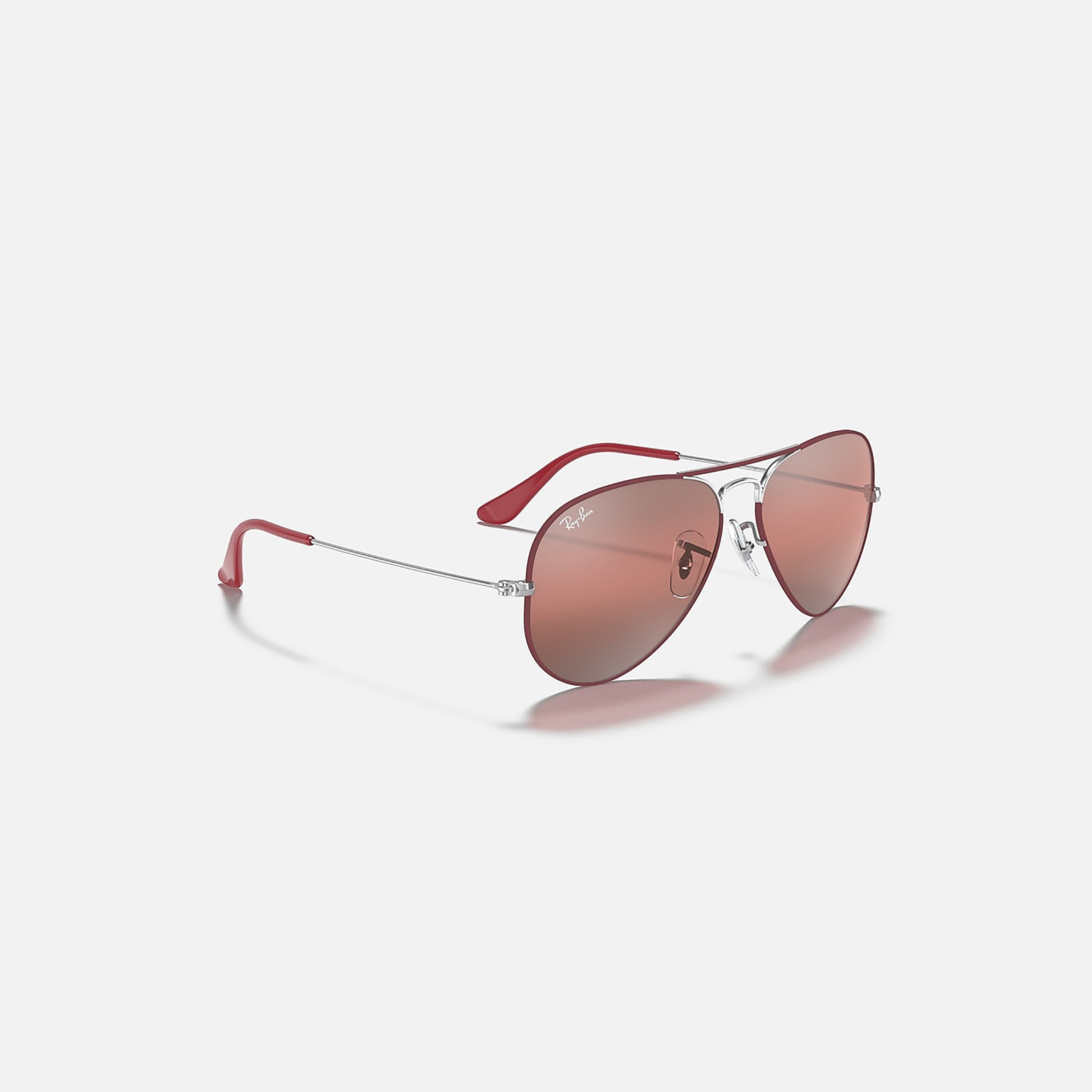 نظارات شمسية رجالية من راي بان بتصميم طيار بنفسجي | 3025-men-sunglasses-image-4
