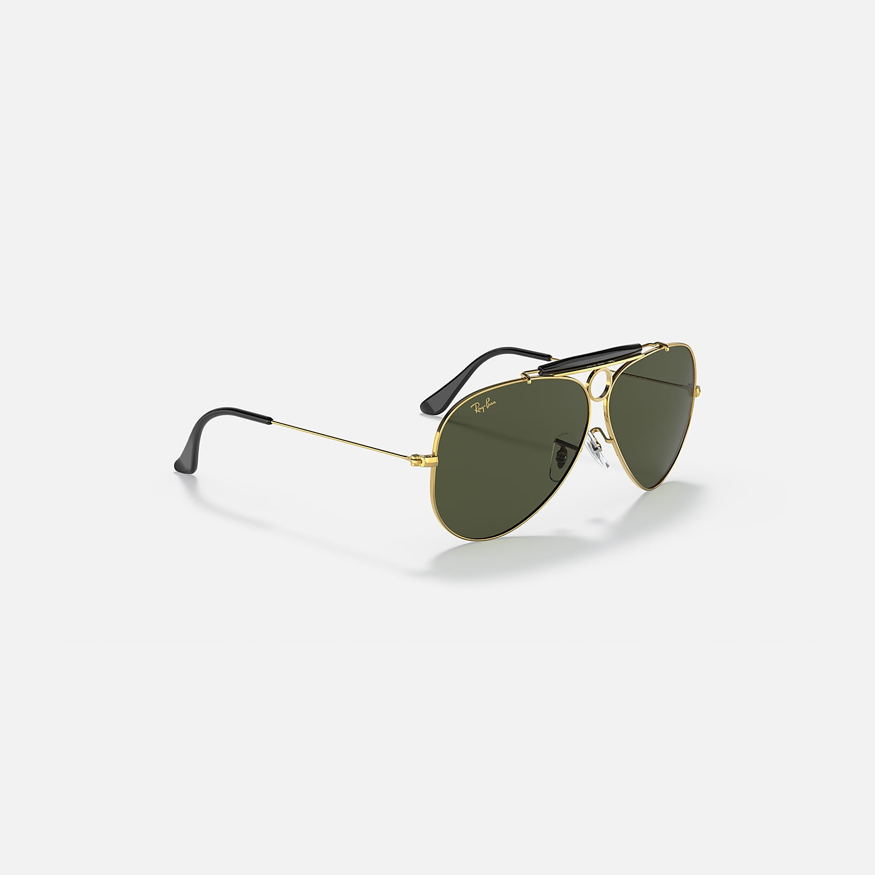 Ray-Ban Unisex Aviator Green Sunglasses | 3138-men-sunglasses-image-4