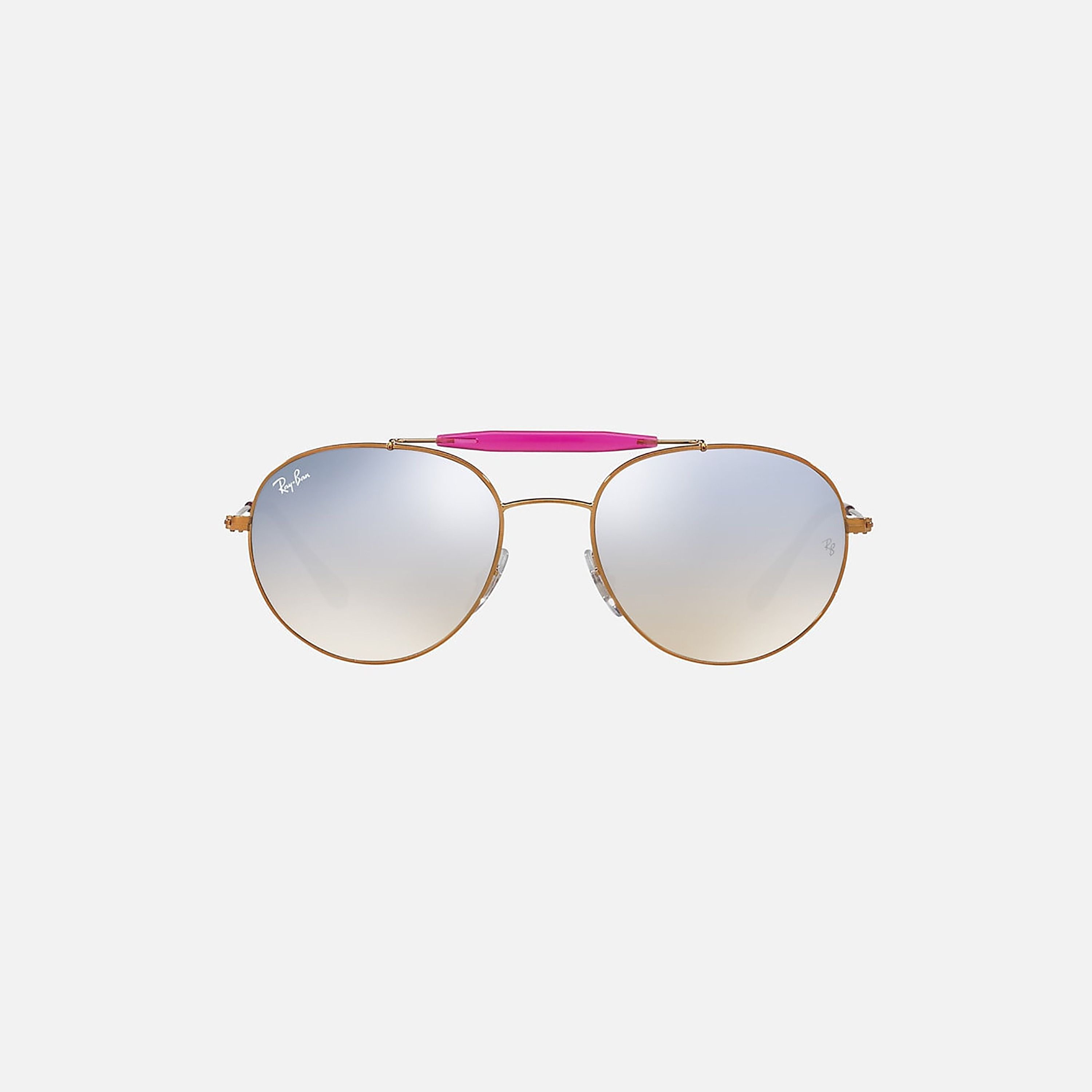 نظارات شمسية رجالية من راي بان بتصميم طيار رمادي | 3540-men-sunglasses-image-1
