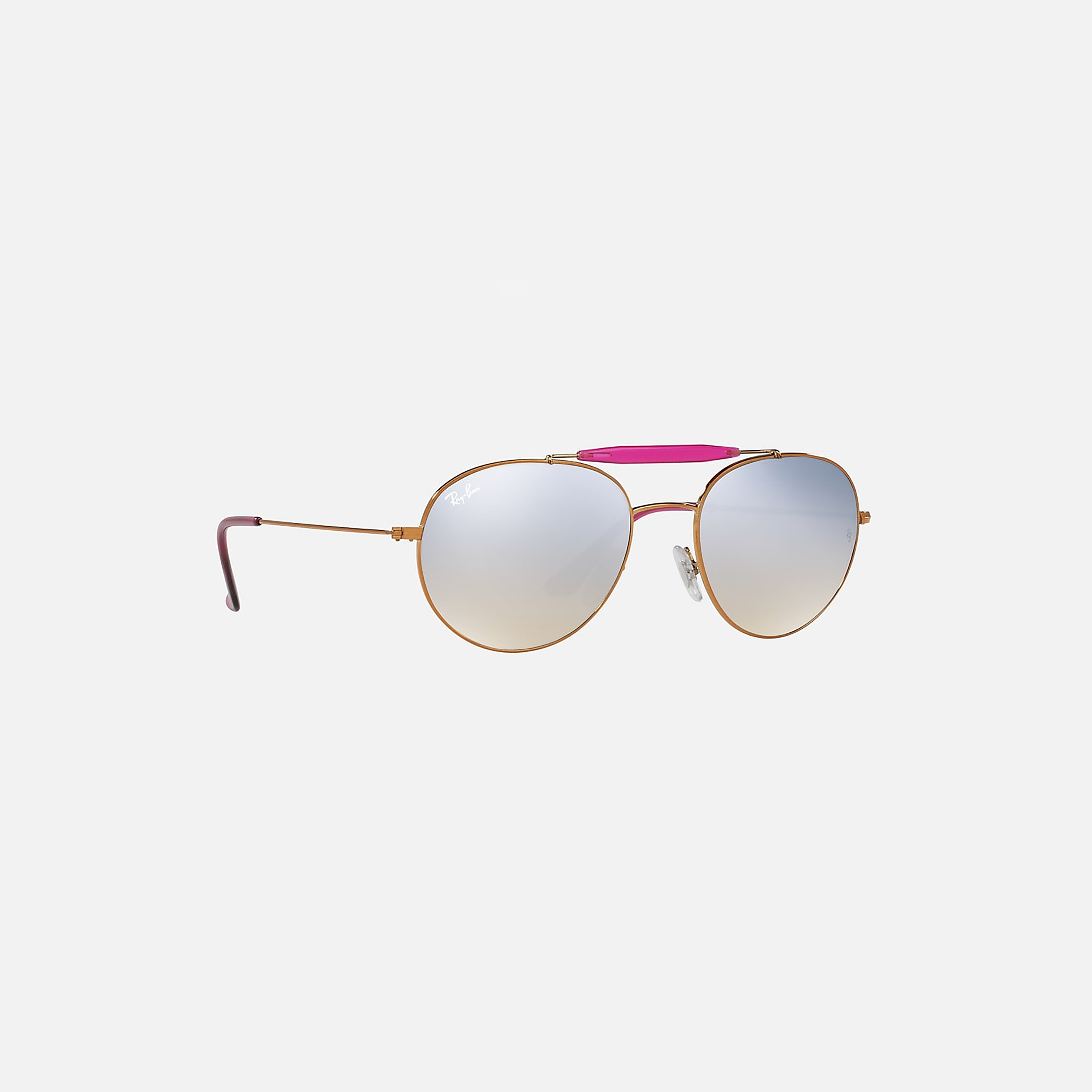 نظارات شمسية رجالية من راي بان بتصميم طيار رمادي | 3540-men-sunglasses-image-3