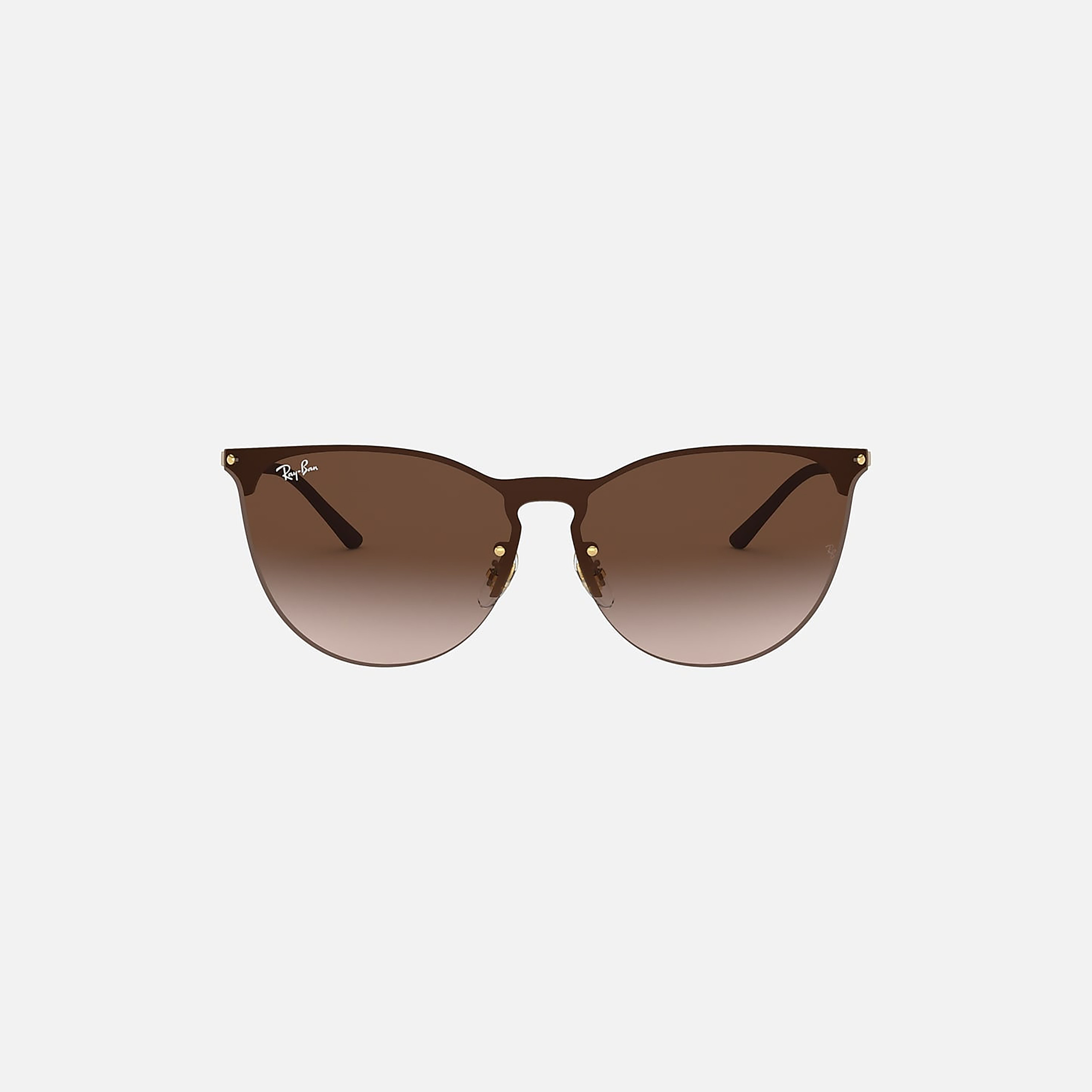 نظارات شمسية رجالية من راي بان بتصميم عين القطة باللون البني | 3652-men-sunglasses-image-1