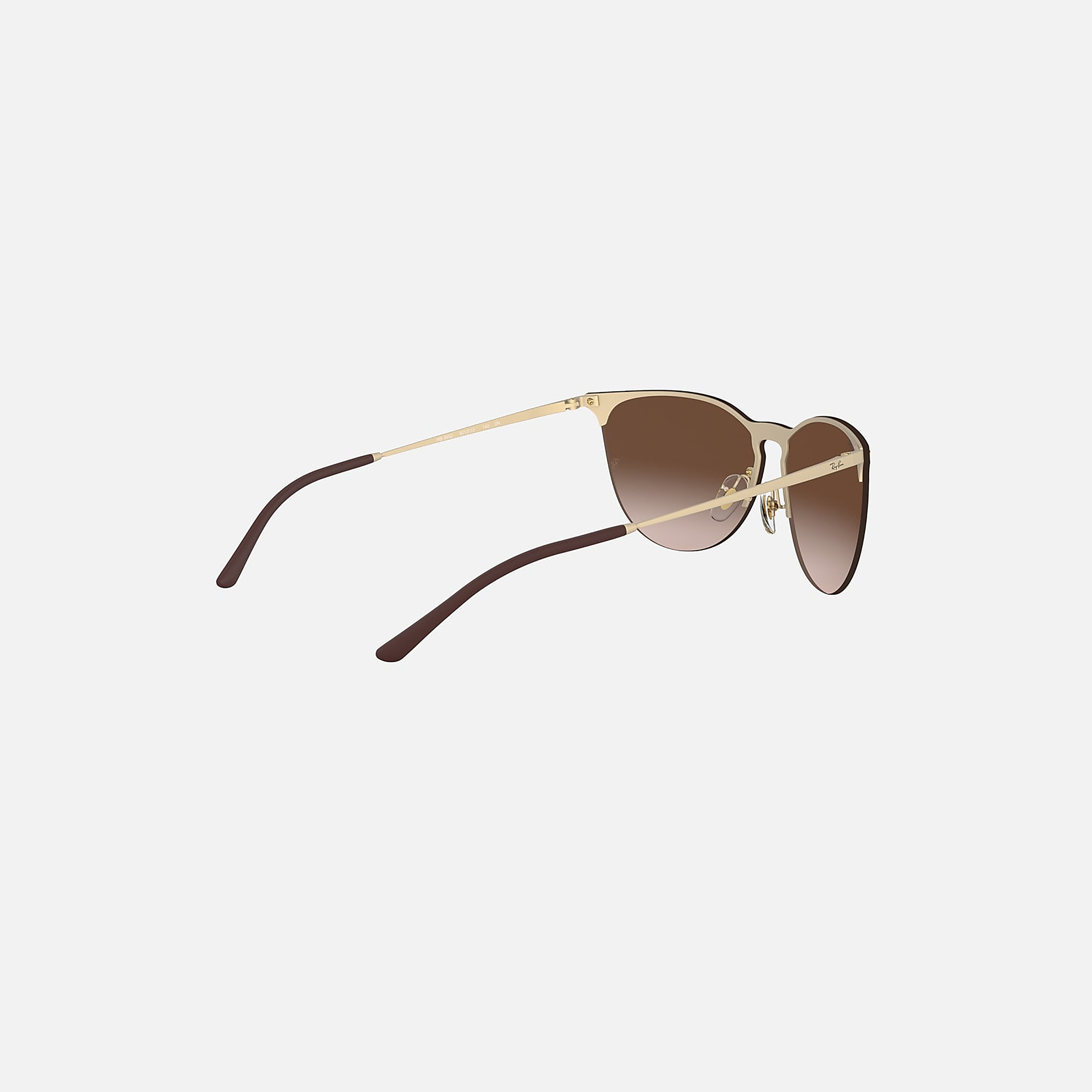 نظارات شمسية رجالية من راي بان بتصميم عين القطة باللون البني | 3652-men-sunglasses-image-3