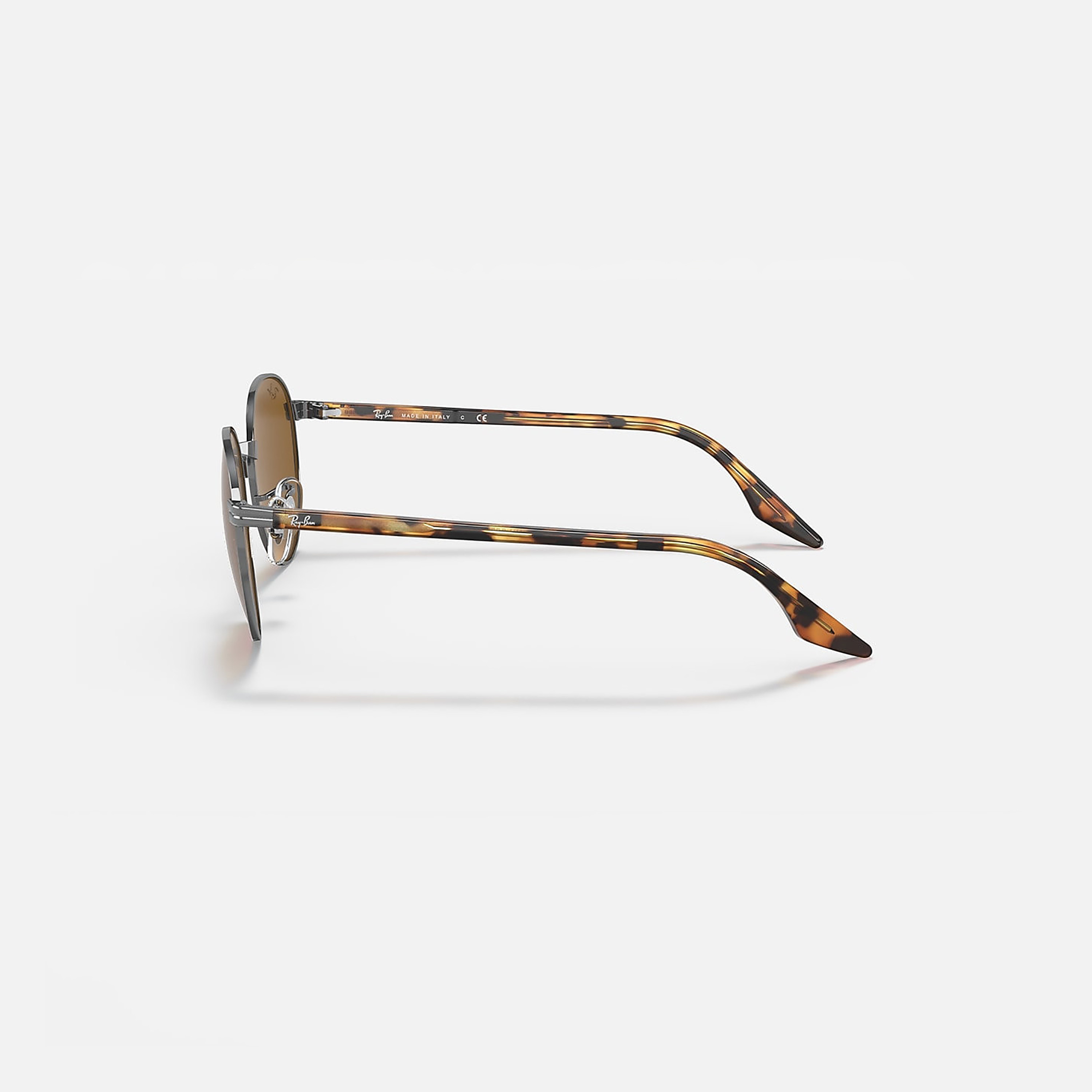 نظارات شمسية دائرية بنية اللون من راي بان للجنسين | 3691-men-sunglasses-image-2
