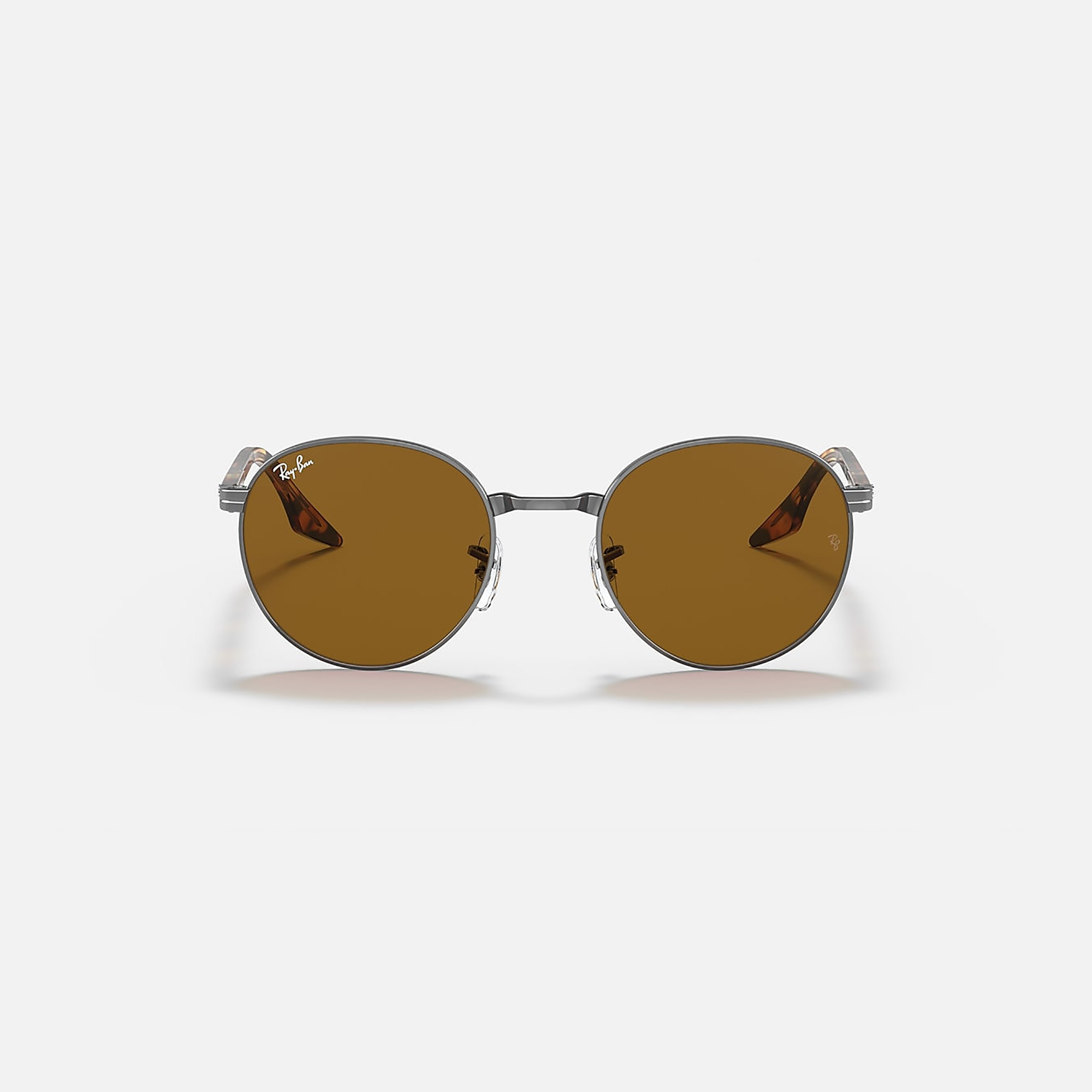 نظارات شمسية دائرية بنية اللون من راي بان للجنسين | 3691-men-sunglasses-image-4