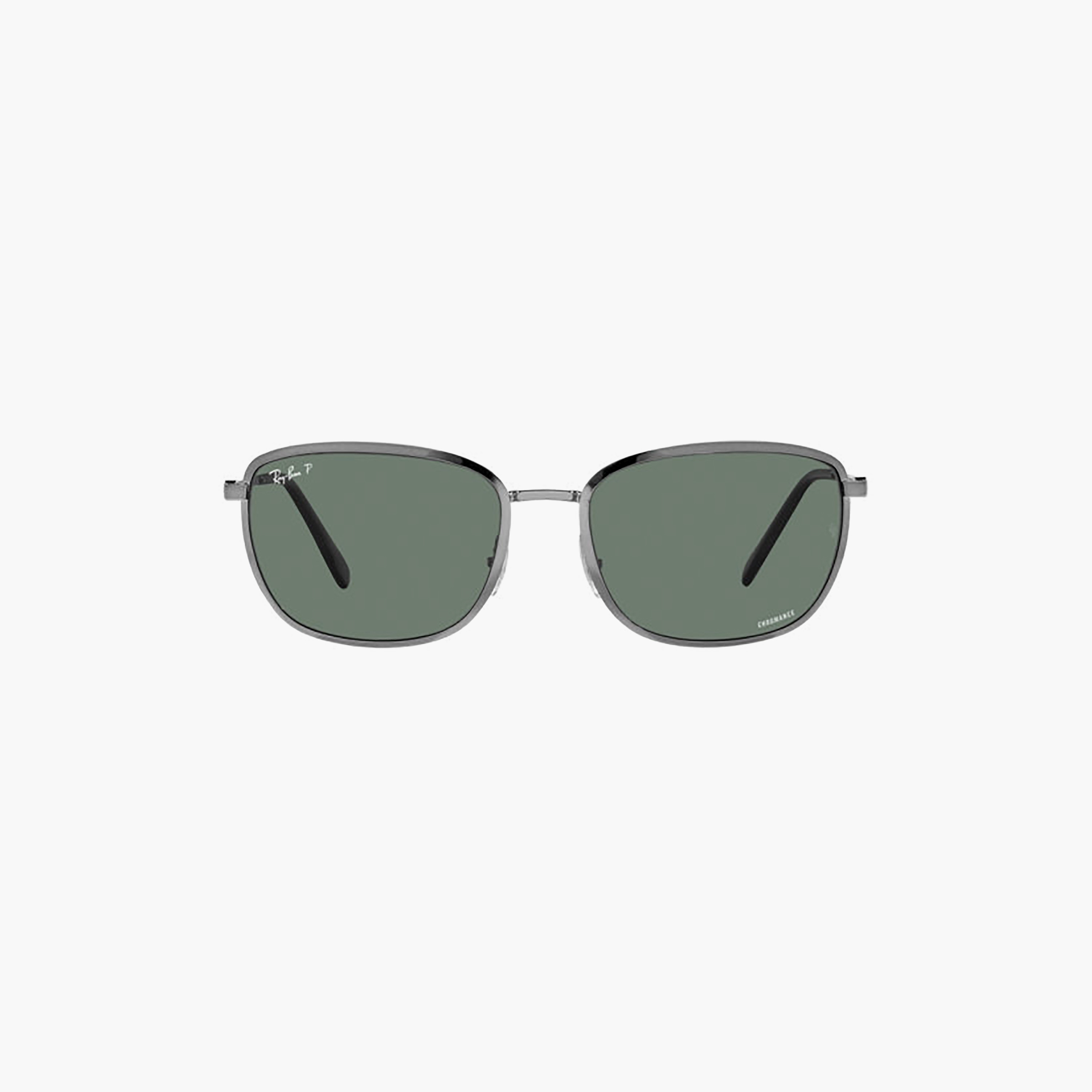 نظارات شمسية رجالية مستطيلة رمادية مستقطبة من راي بان | 3705-men-sunglasses-image-3