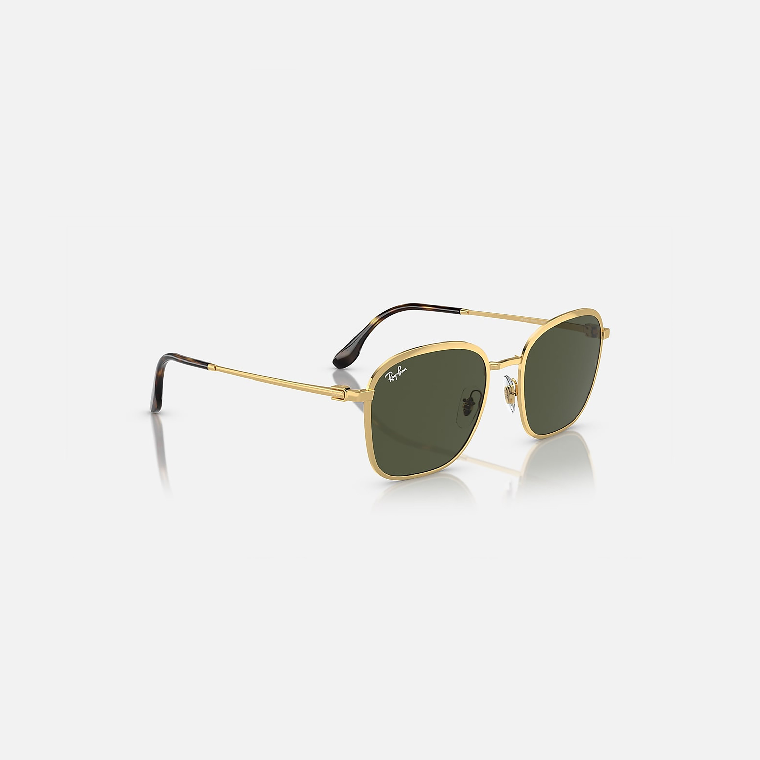 Ray-Ban Unisex Rectangle Green Sunglasses | 3720-men-sunglasses-image-4