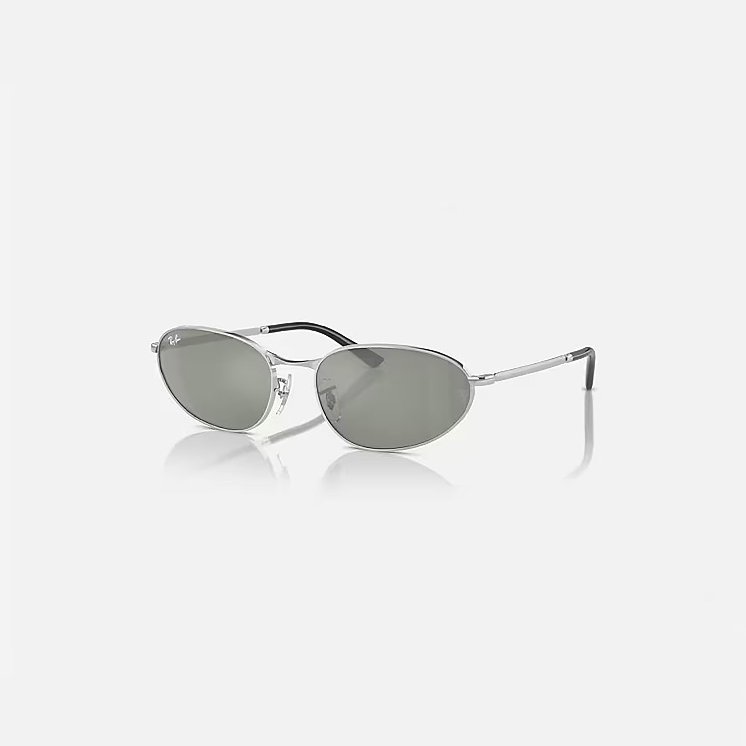 نظارات شمسية رمادية بيضاوية للجنسين من راي بان | 3734-men-sunglasses-image-1