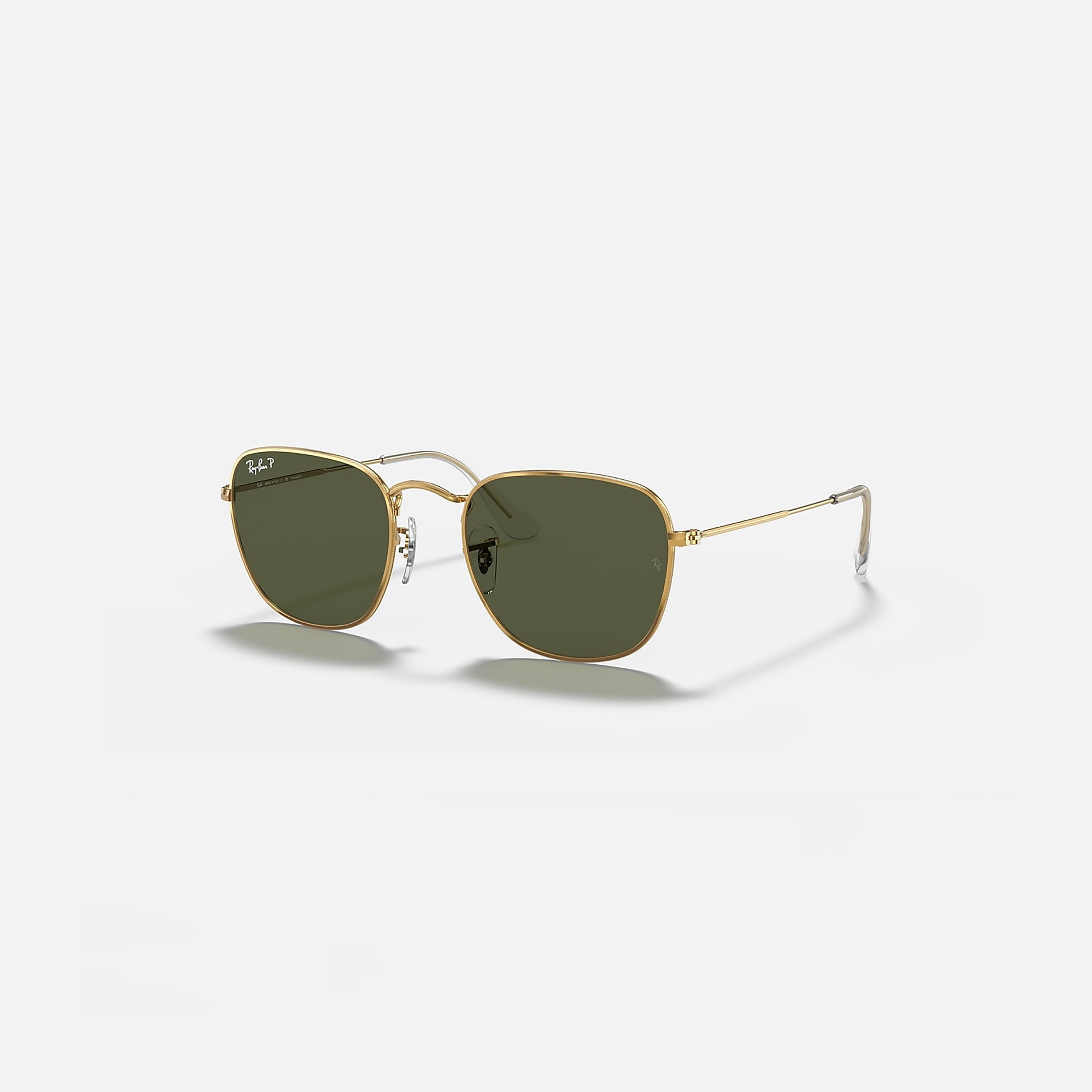 نظارات شمسية راي بان للجنسين، مستطيلة الشكل، خضراء اللون، مستقطبة | 3857-men-sunglasses-image-1