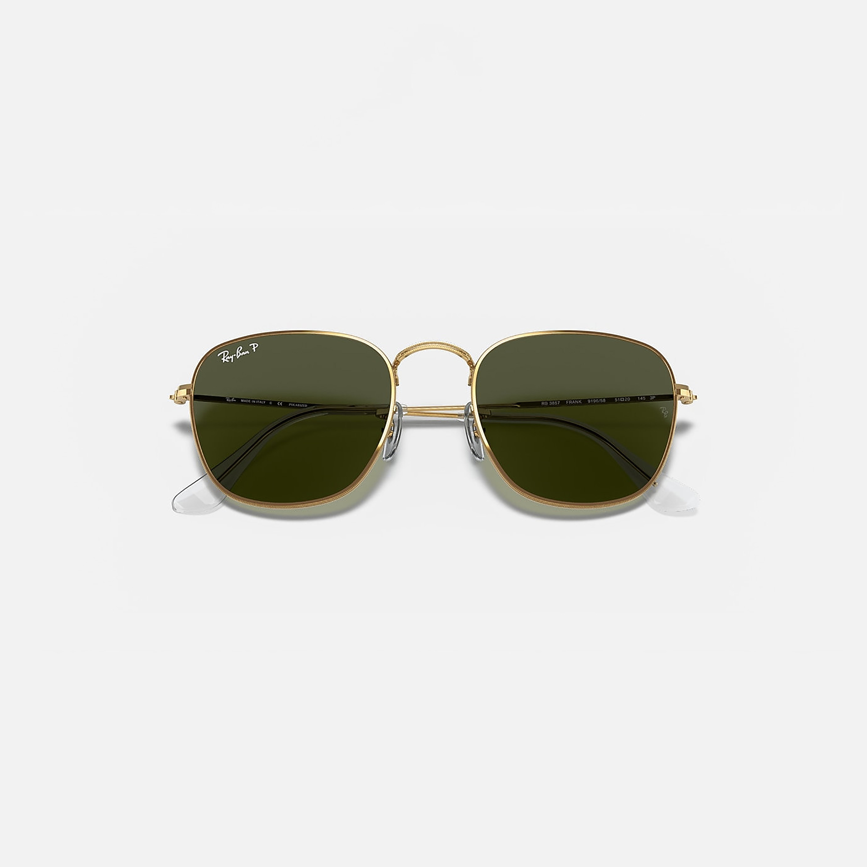 نظارات شمسية راي بان للجنسين، مستطيلة الشكل، خضراء اللون، مستقطبة | 3857-men-sunglasses-image-3