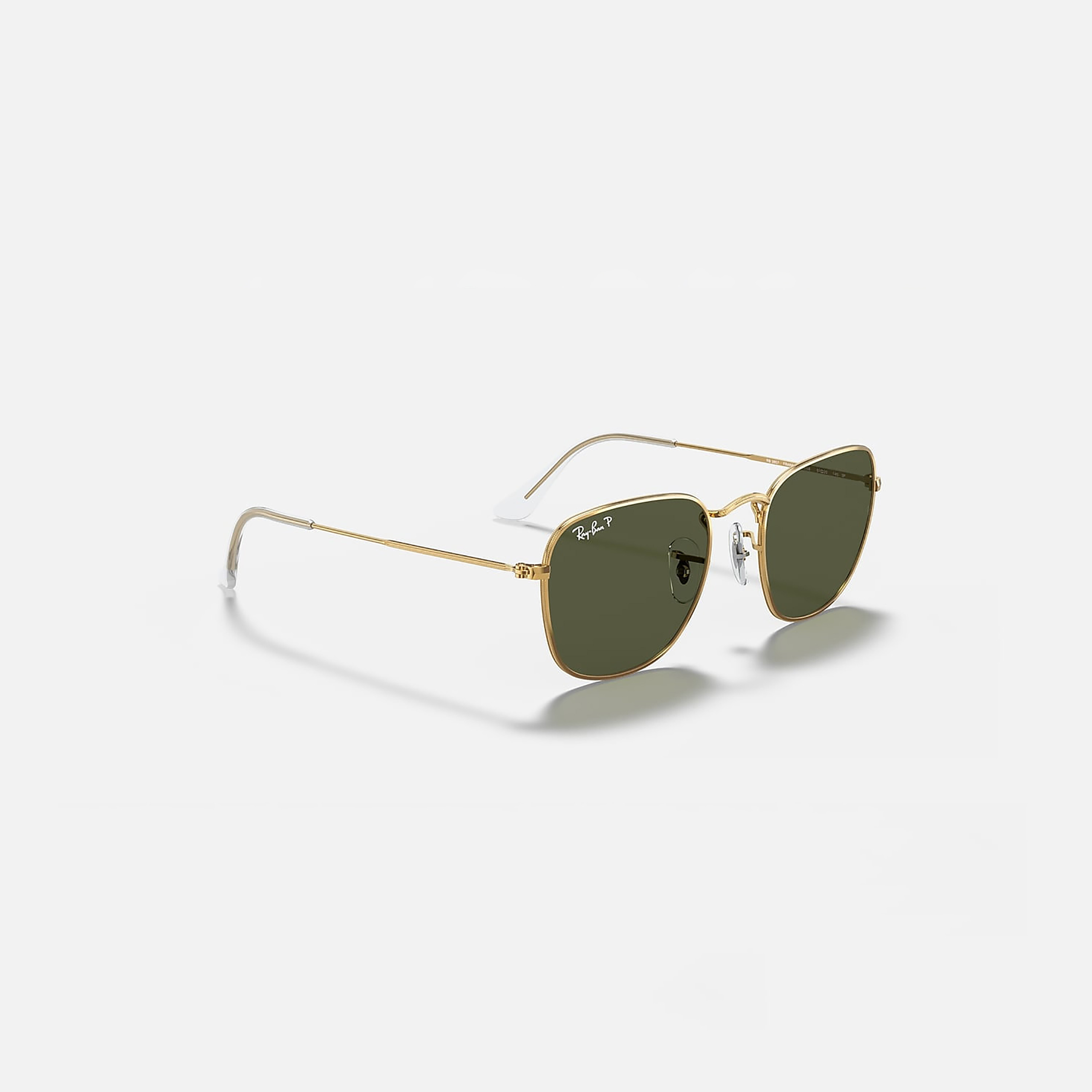 نظارات شمسية راي بان للجنسين، مستطيلة الشكل، خضراء اللون، مستقطبة | 3857-men-sunglasses-image-4