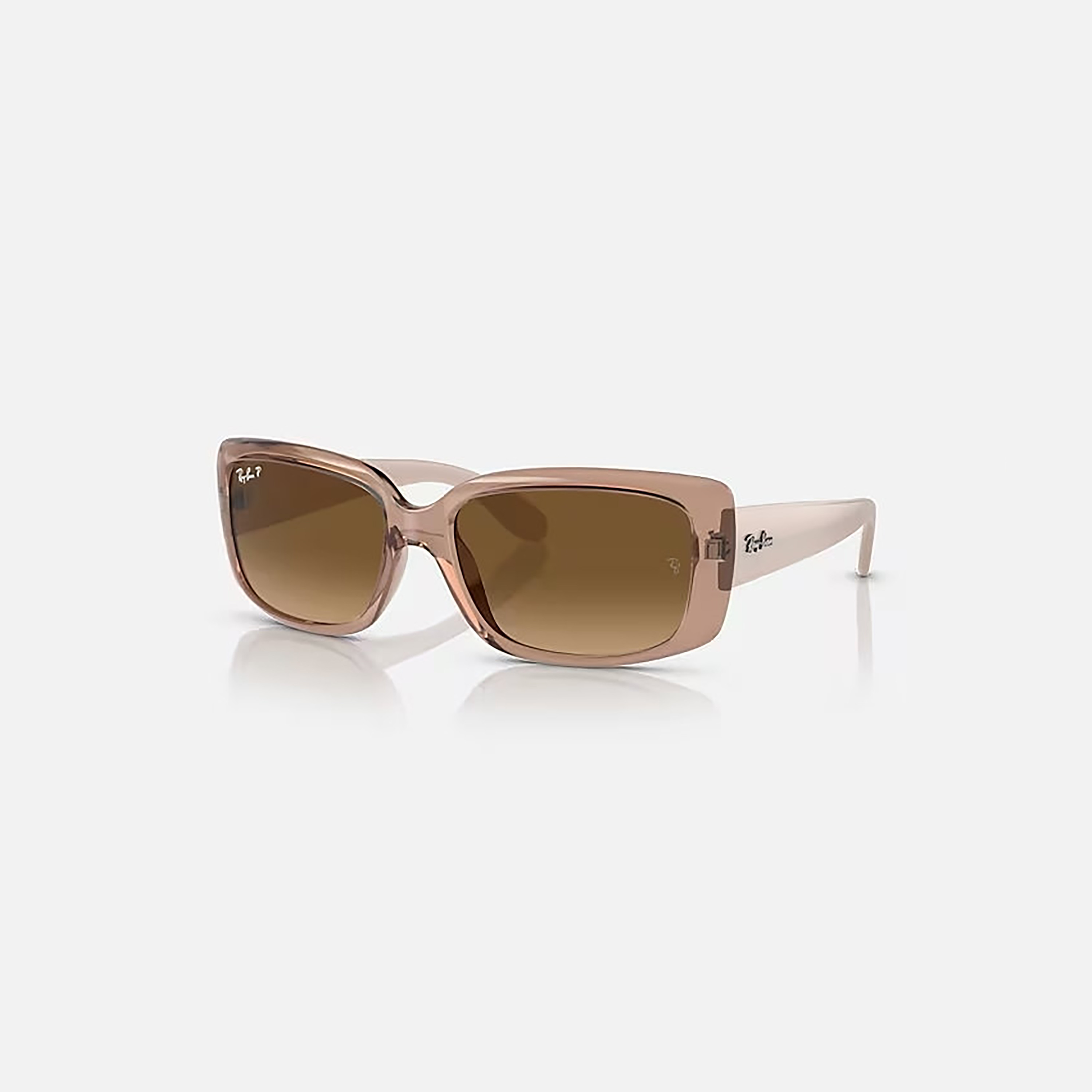 نظارات شمسية راي بان بنية مستطيلة للجنسين | 4389-men-sunglasses-image-1