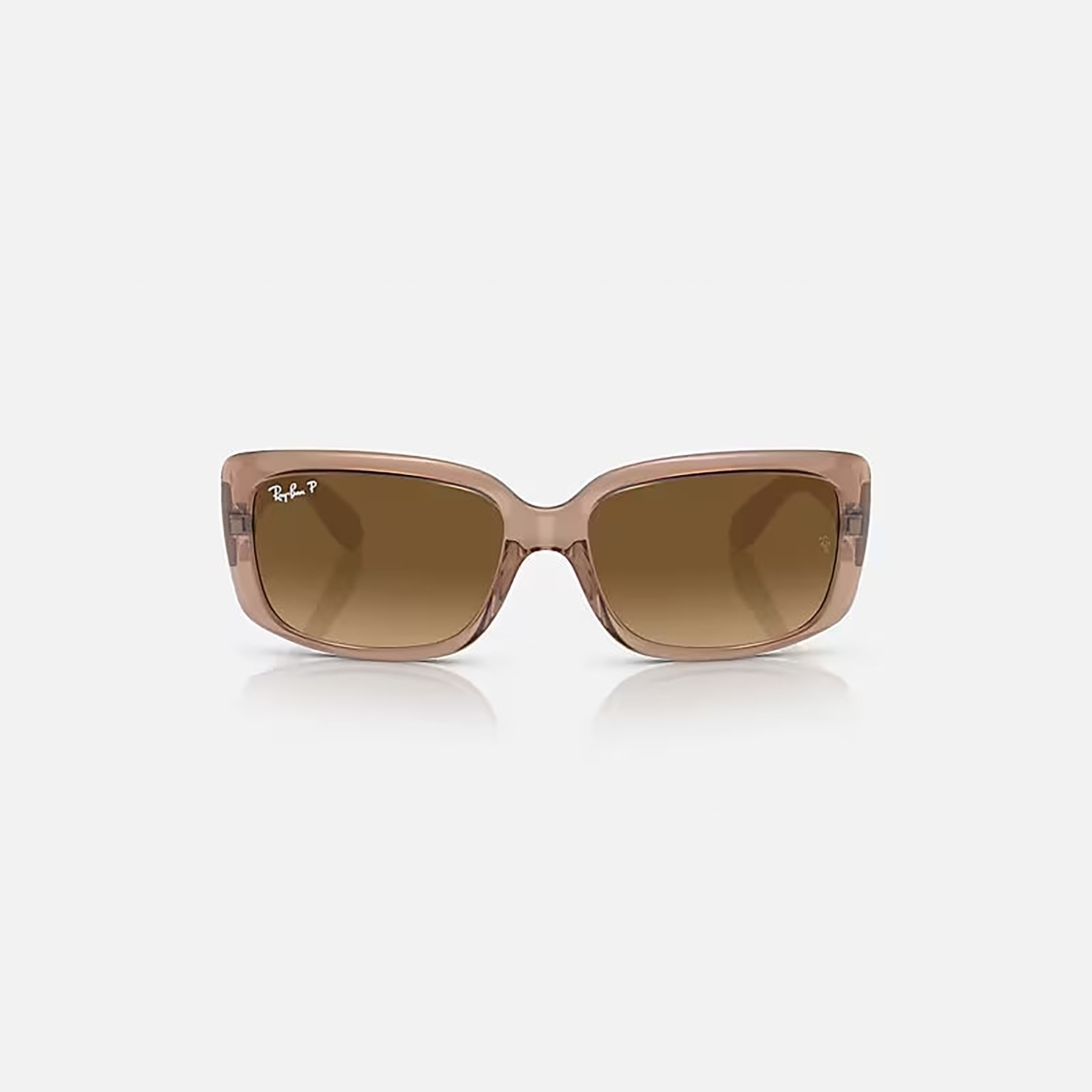 نظارات شمسية راي بان بنية مستطيلة للجنسين | 4389-men-sunglasses-image-3