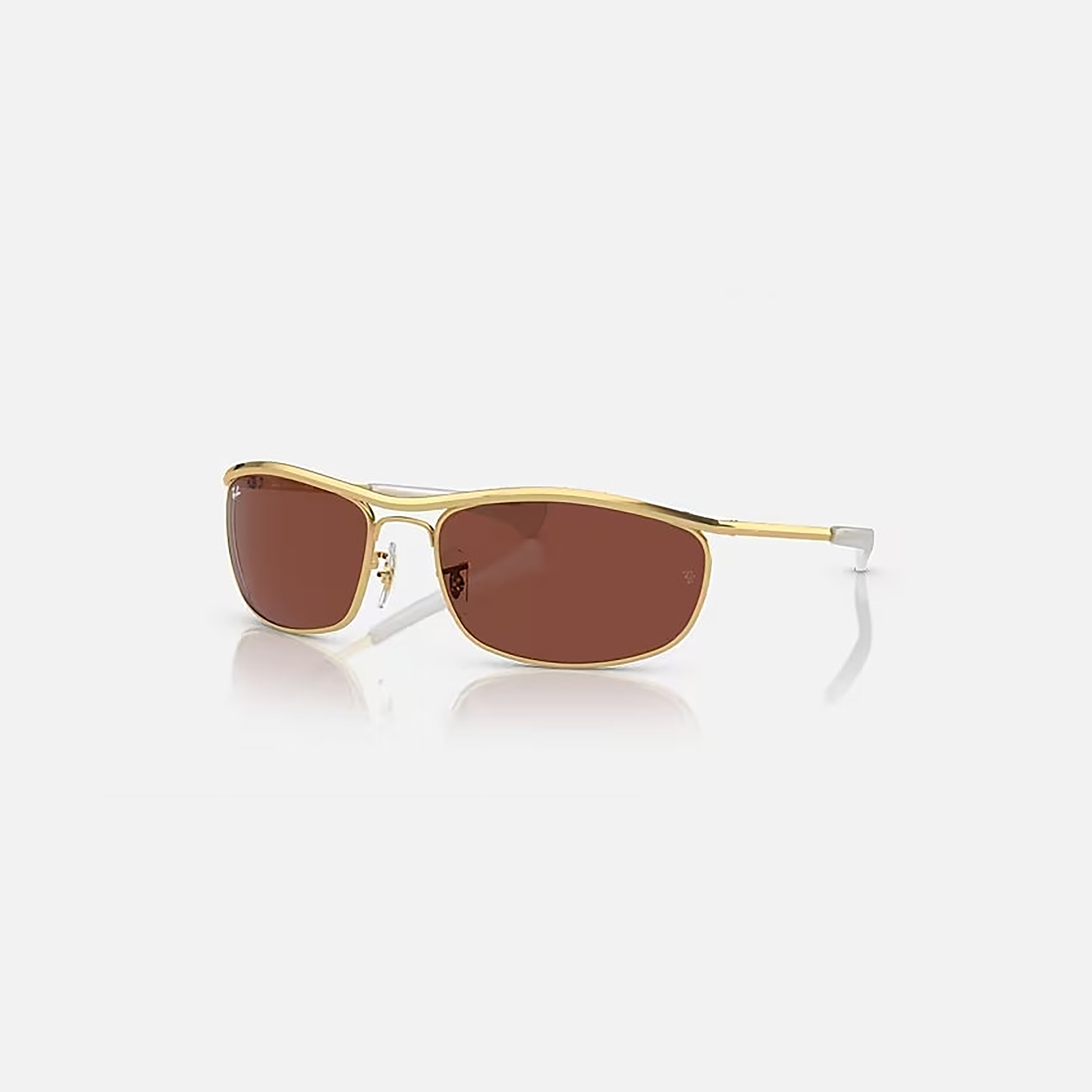 نظارات شمسية راي بان للجنسين، مستطيلة الشكل، بنية اللون، مستقطبة | 3119M-men-sunglasses-image-1