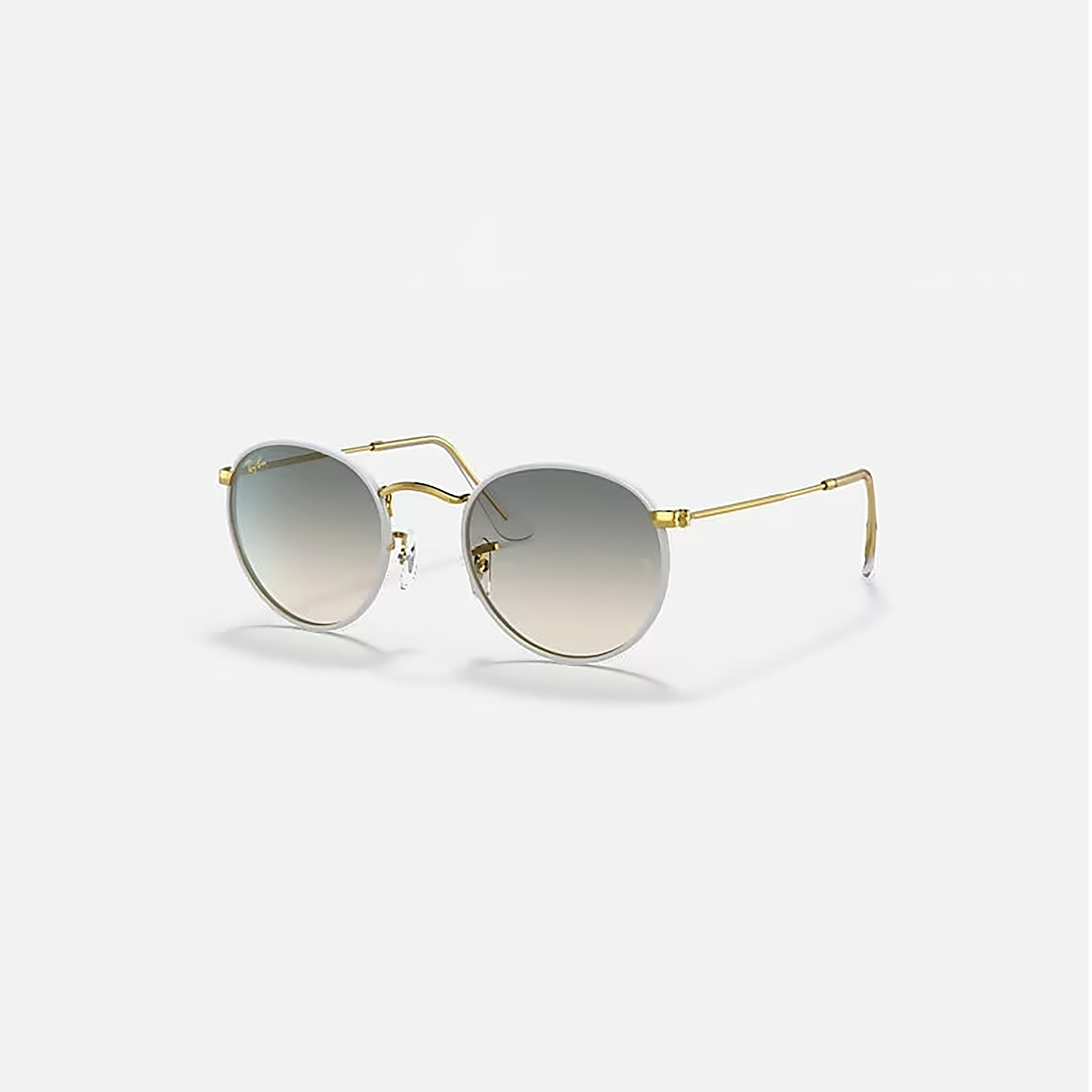 نظارات شمسية رجالية دائرية رمادية من راي بان | 3447JM-men-sunglasses-image-1
