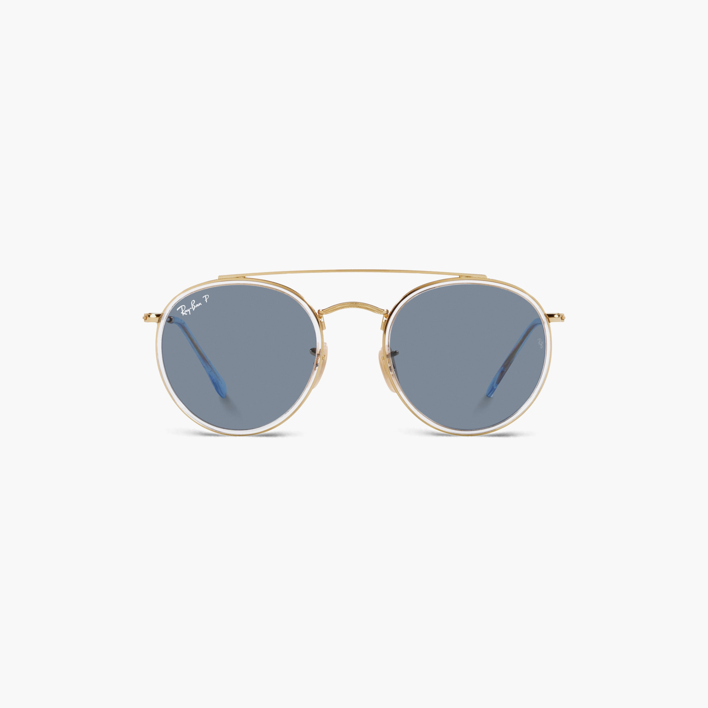 نظارات شمسية دائرية زرقاء للجنسين من راي بان | 3647N-men-sunglasses-image-3
