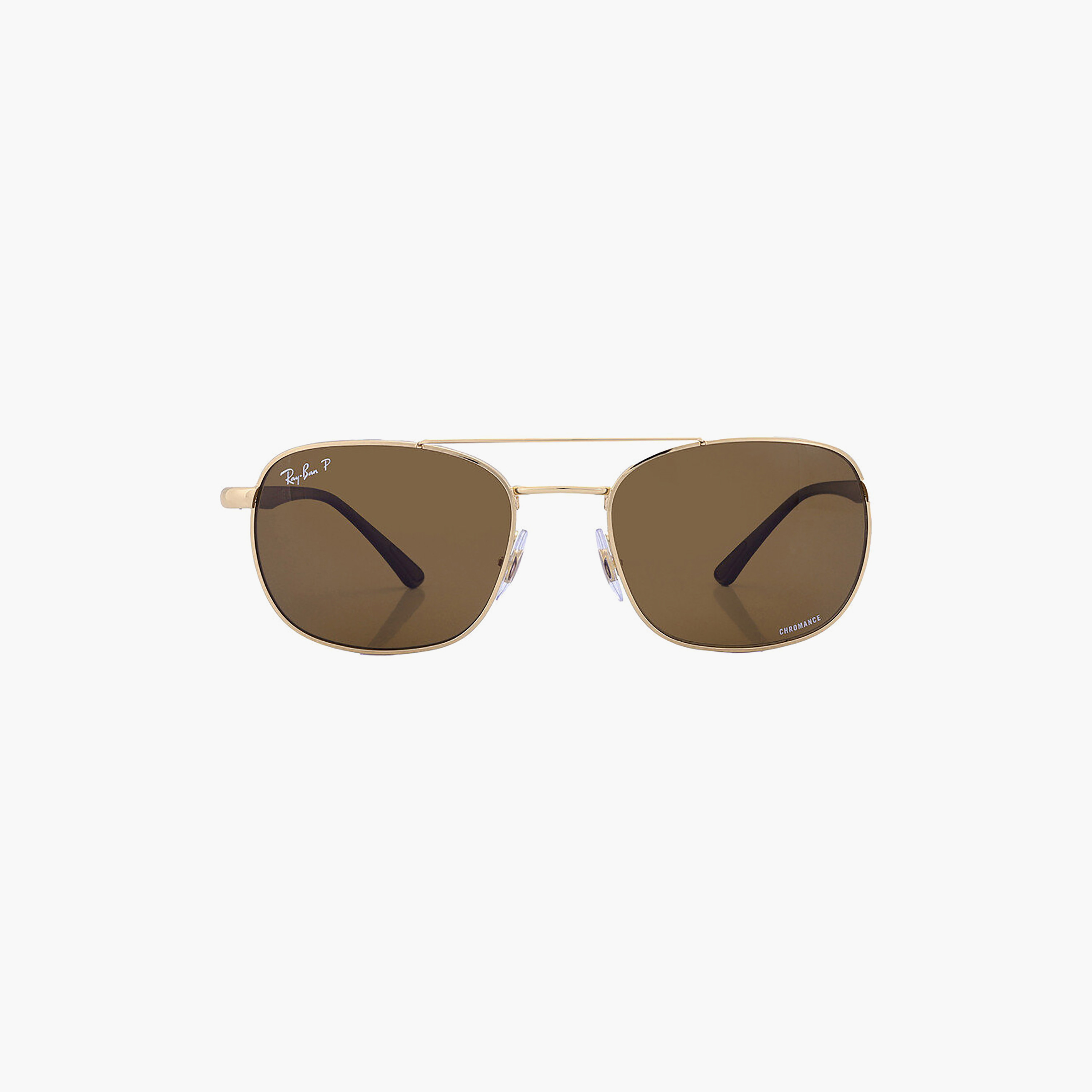 نظارات شمسية راي بان للجنسين بتصميم طيار مستقطب بني اللون | 3670CH-men-sunglasses-image-3