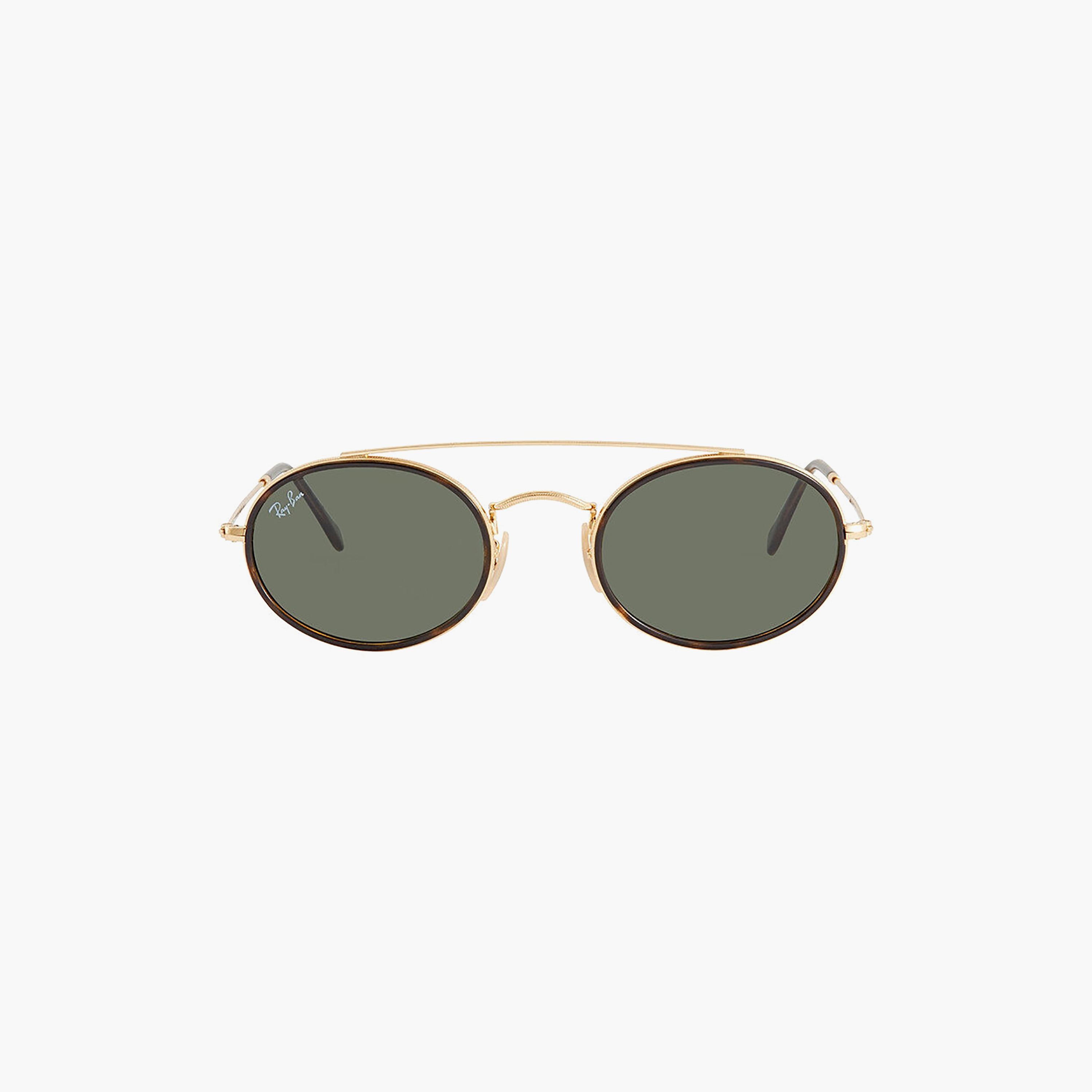 Ray-Ban Unisex Oval Grey Sunglasses | 3847N-men-sunglasses-image-1