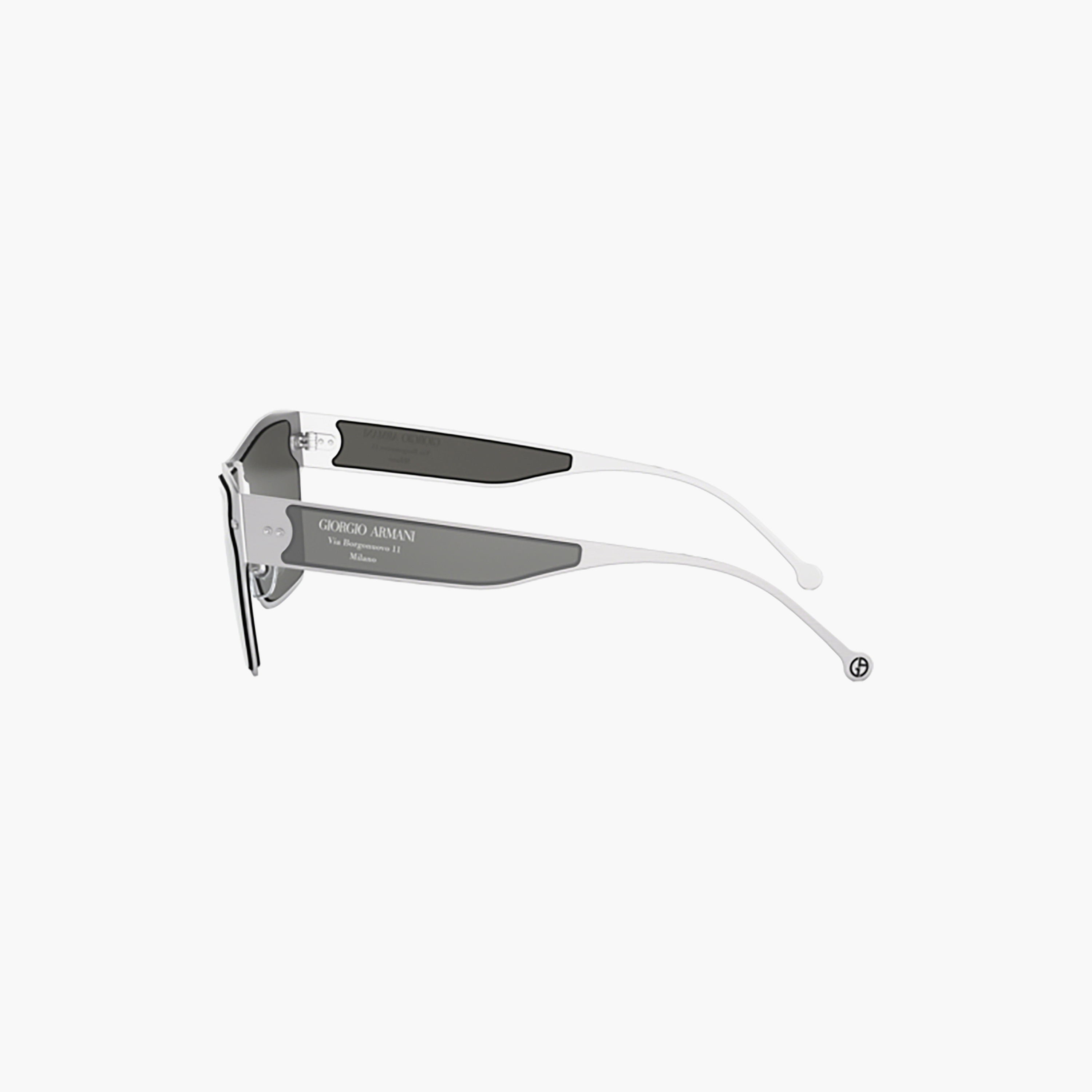 Giorgio Armani Women Shield Grey Sunglasses | 6088-women-sunglasses-image-2