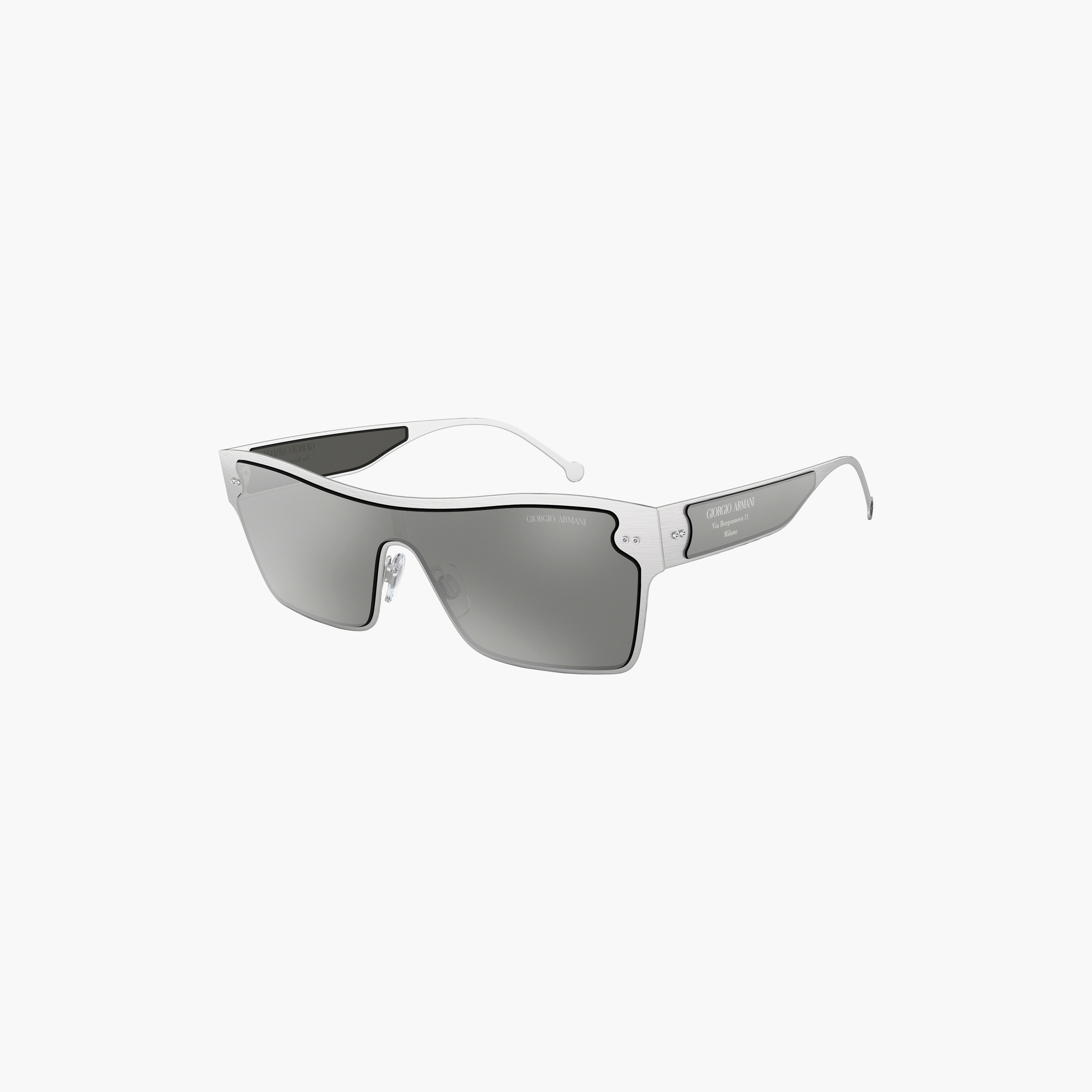 Giorgio Armani Women Shield Grey Sunglasses | 6088-women-sunglasses-image-3