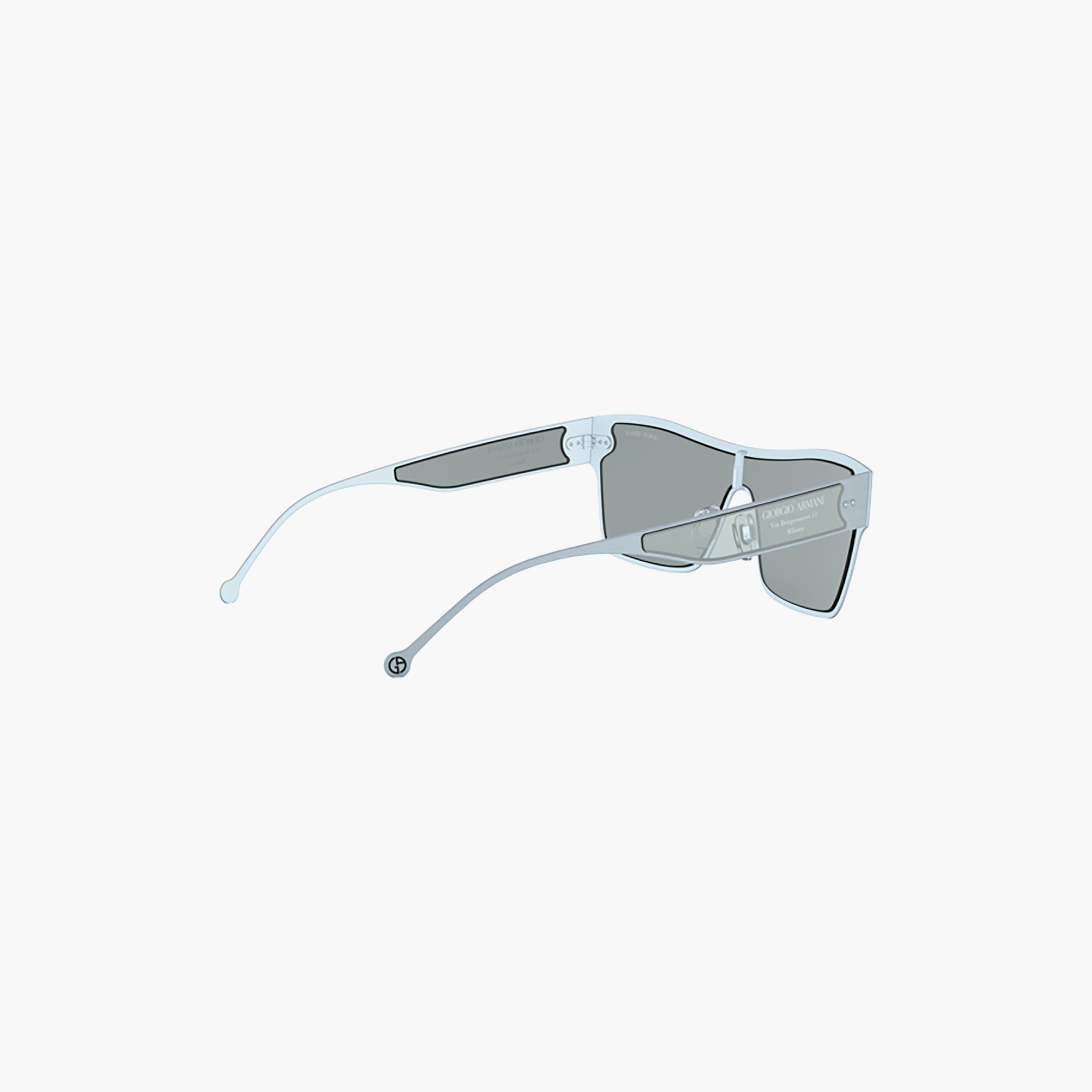 نظارات شمسية نسائية من جورجيو أرماني، لون أزرق، بتصميم درع | 6088-women-sunglasses-image-4