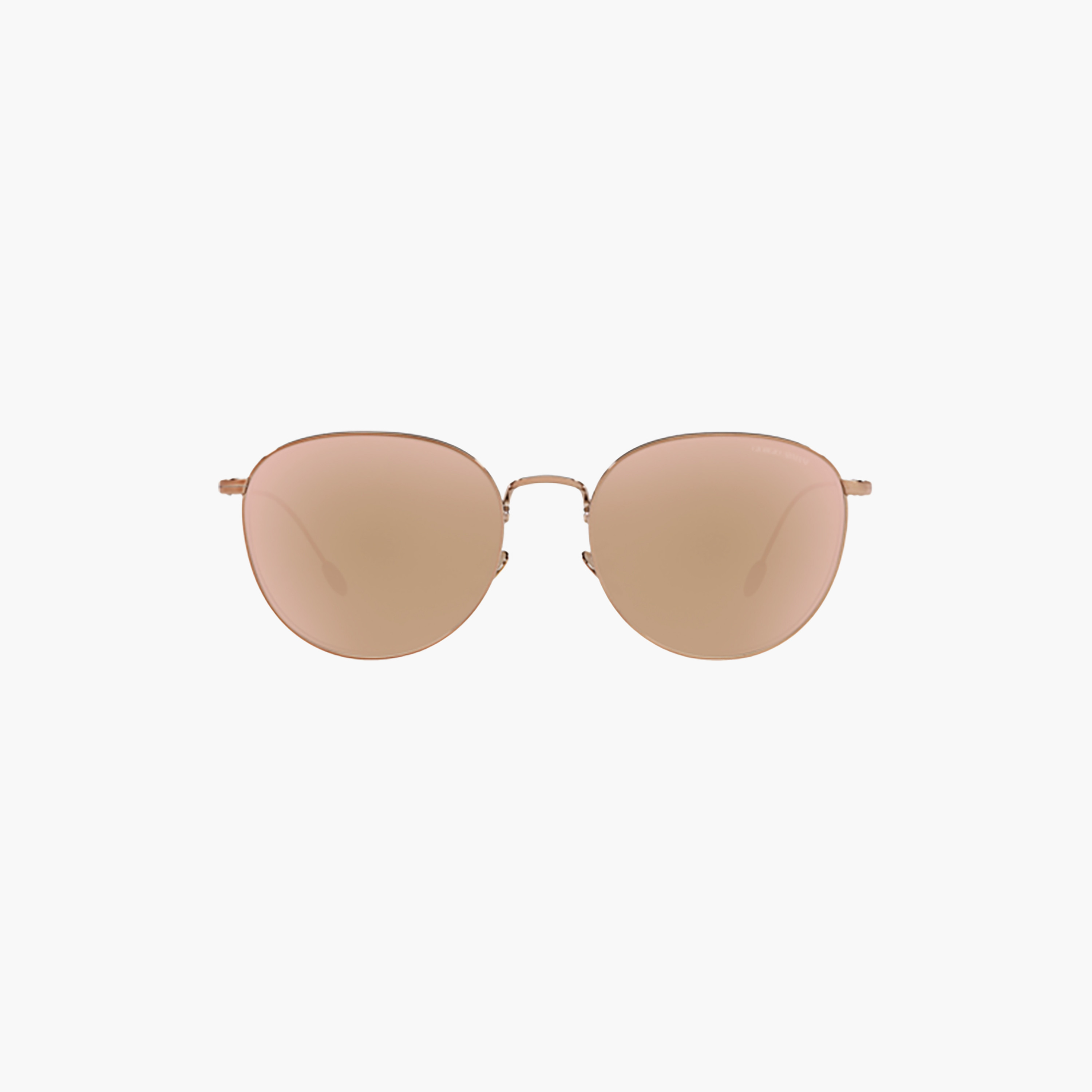 Giorgio Armani Unisex Round Brown Sunglasses | 6114-men-sunglasses-image-1