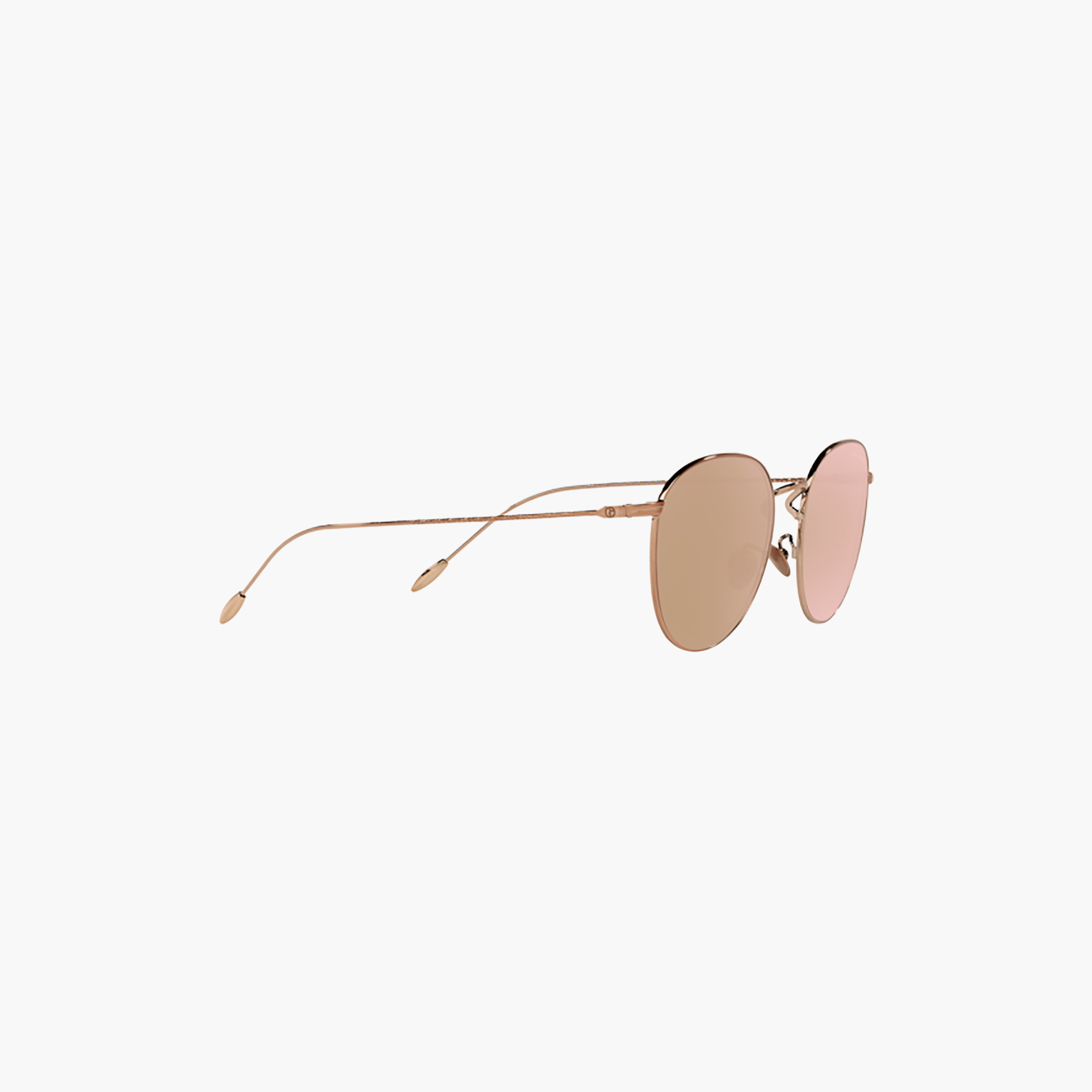 Giorgio Armani Unisex Round Brown Sunglasses | 6114-men-sunglasses-image-6