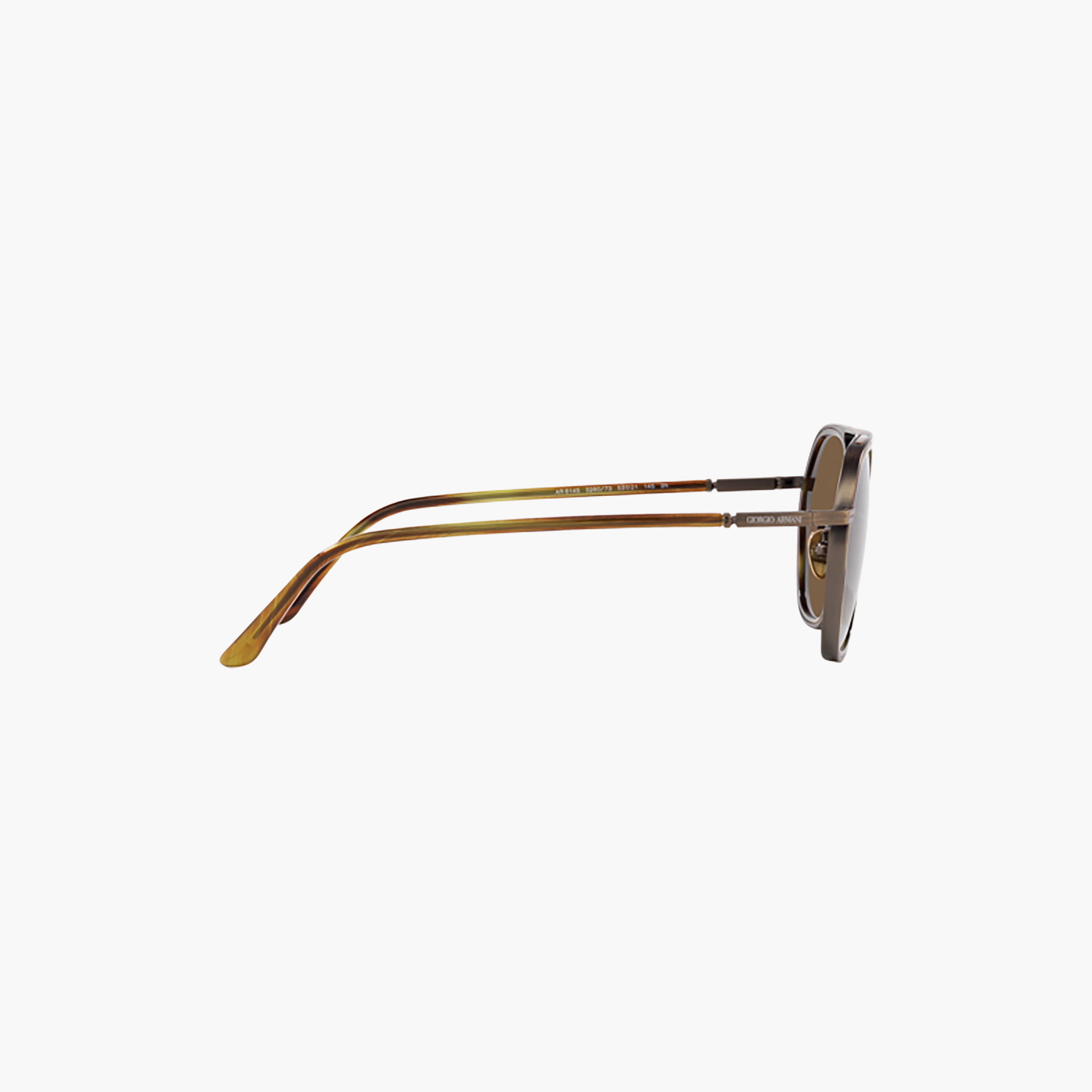 نظارات شمسية دائرية بنية اللون للرجال من جورجيو أرماني | 6145-men-sunglasses-image-2