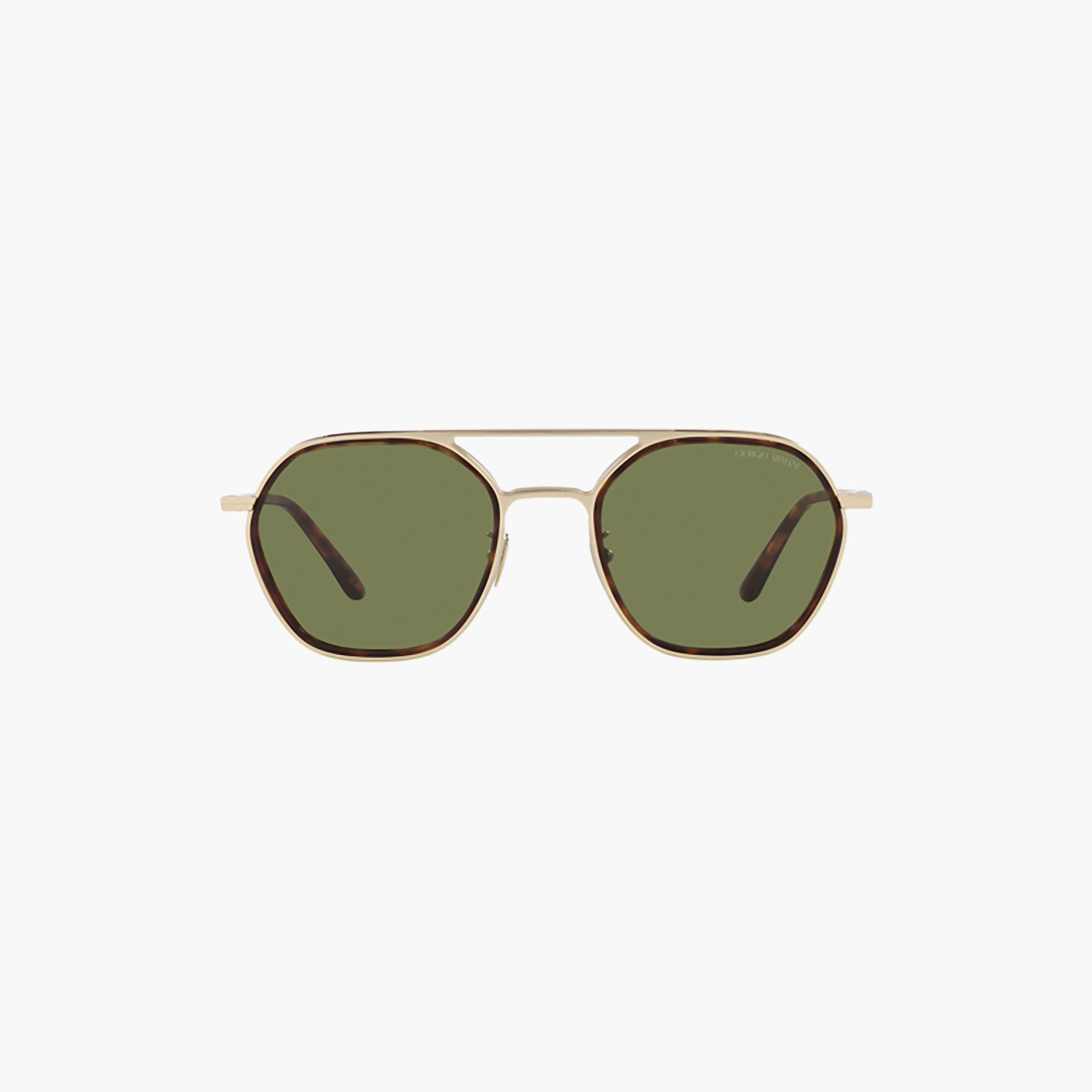 نظارات شمسية دائرية خضراء للرجال من جورجيو أرماني | 6145-men-sunglasses-image-1