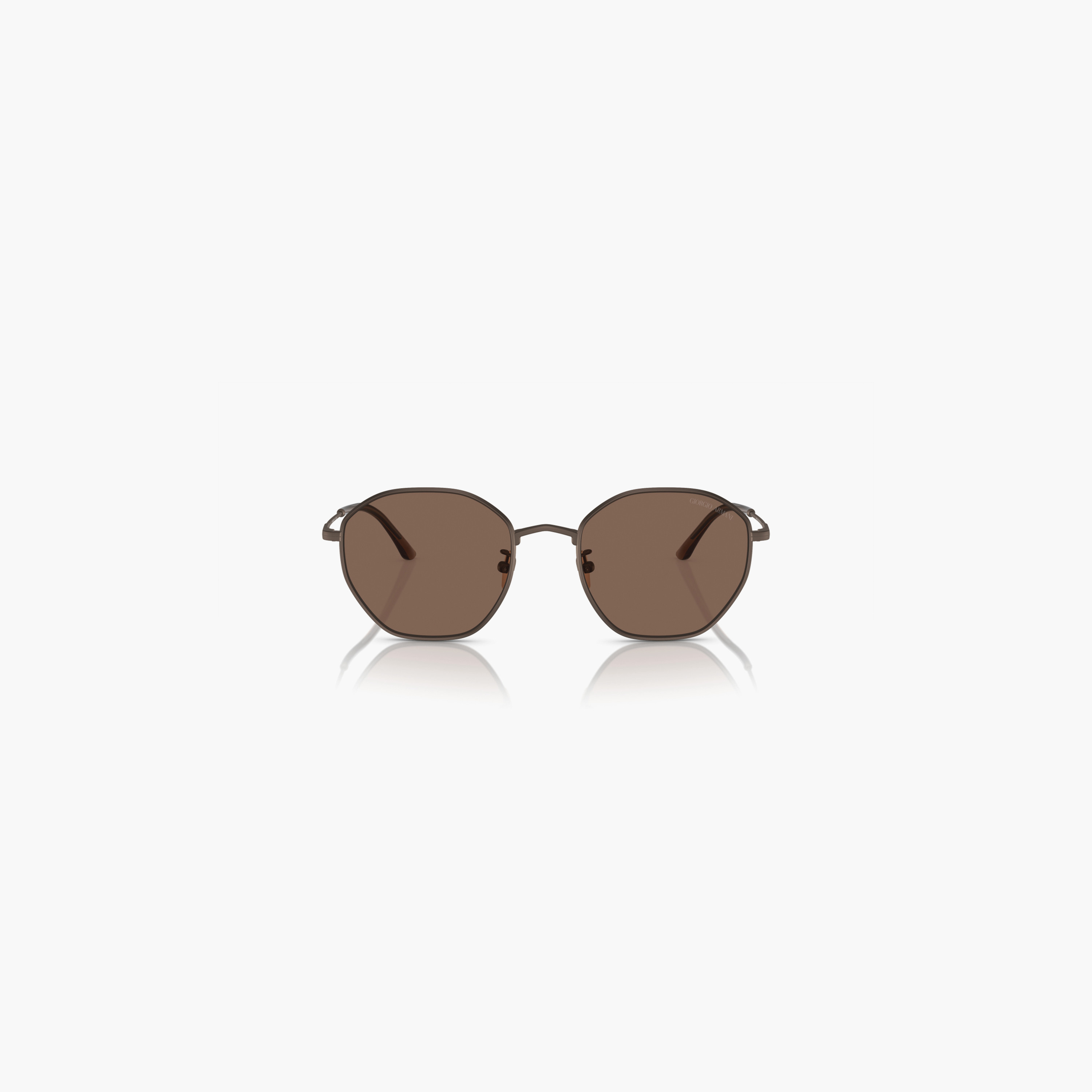 Giorgio Armani Men Round Brown Sunglasses | 6150-men-sunglasses-image-1