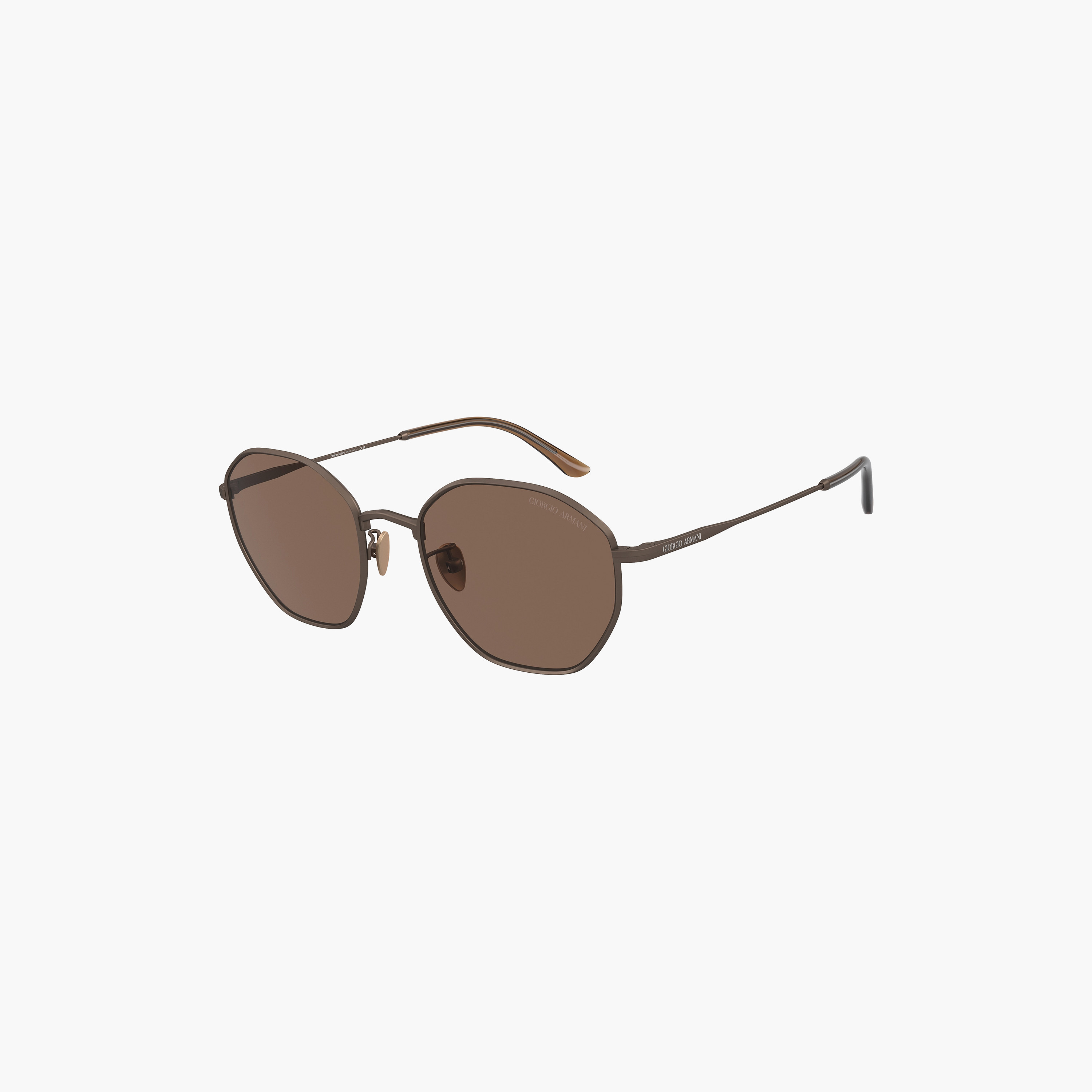 Giorgio Armani Men Round Brown Sunglasses | 6150-men-sunglasses-image-3