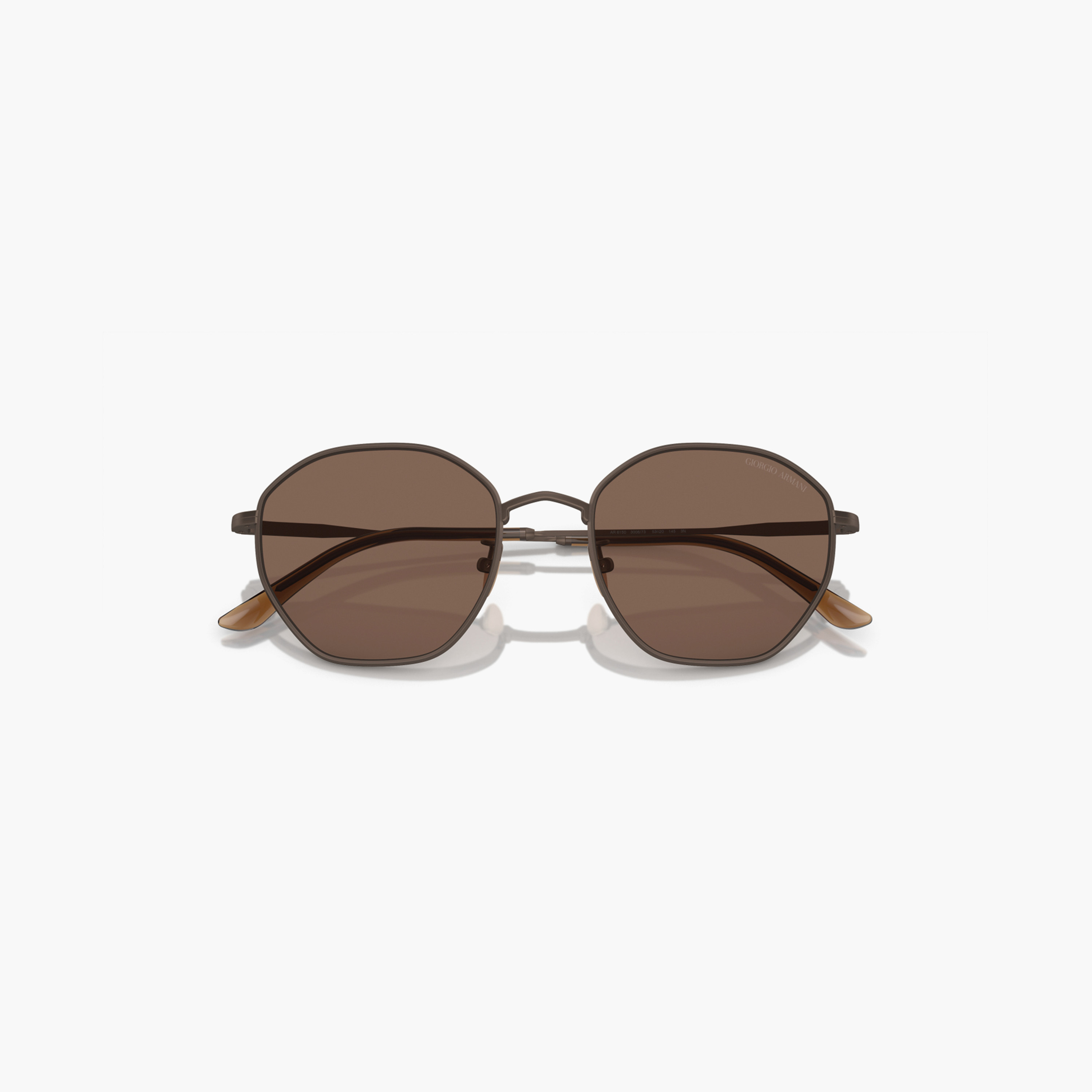 Giorgio Armani Men Round Brown Sunglasses | 6150-men-sunglasses-image-4