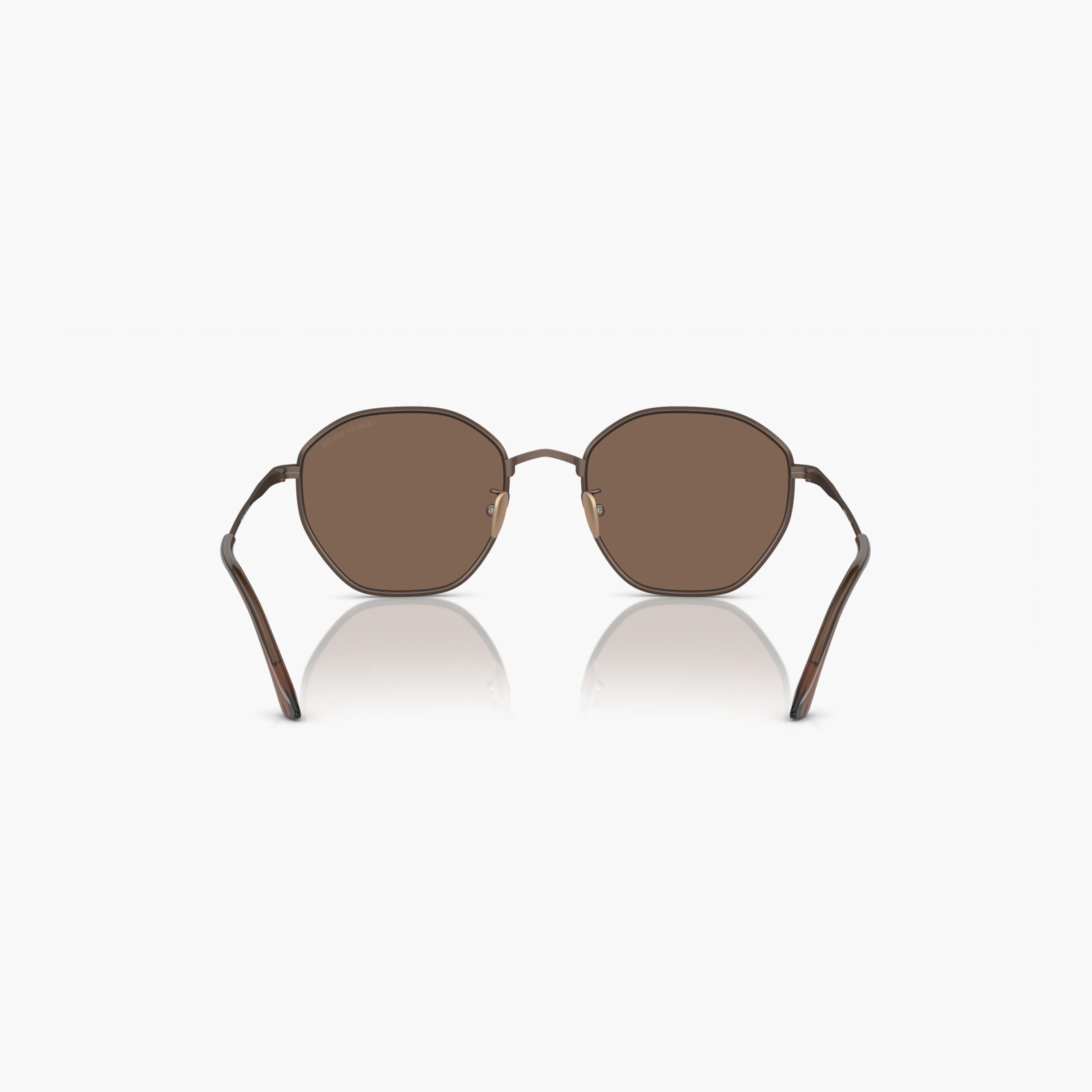 Giorgio Armani Men Round Brown Sunglasses | 6150-men-sunglasses-image-5
