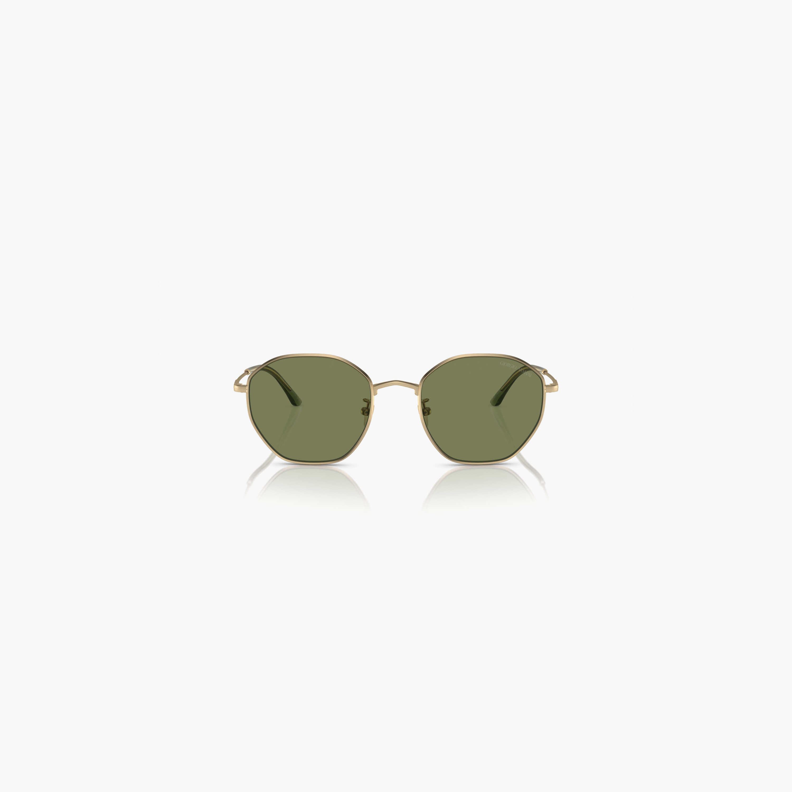 نظارات شمسية دائرية خضراء للرجال من جورجيو أرماني | 6150-men-sunglasses-image-1