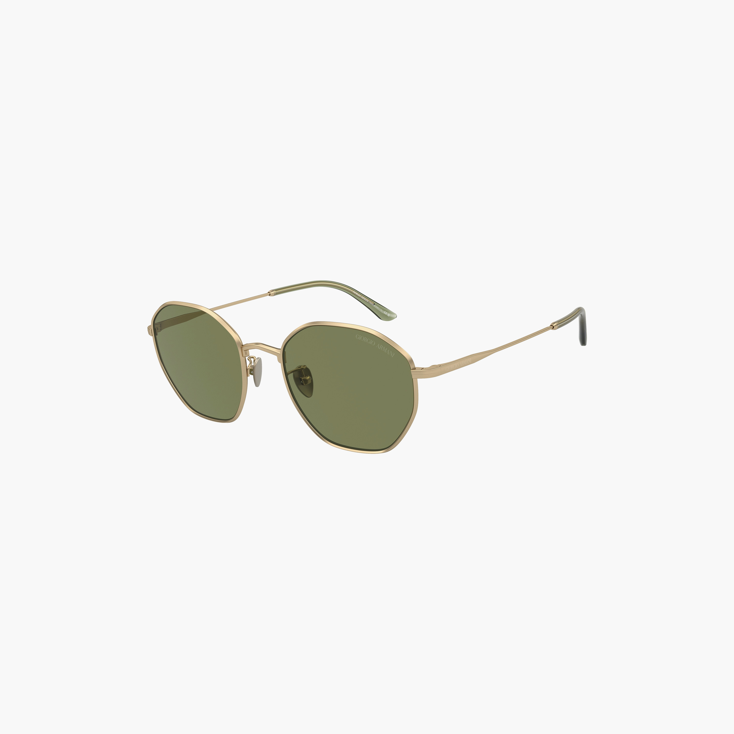 نظارات شمسية دائرية خضراء للرجال من جورجيو أرماني | 6150-men-sunglasses-image-3