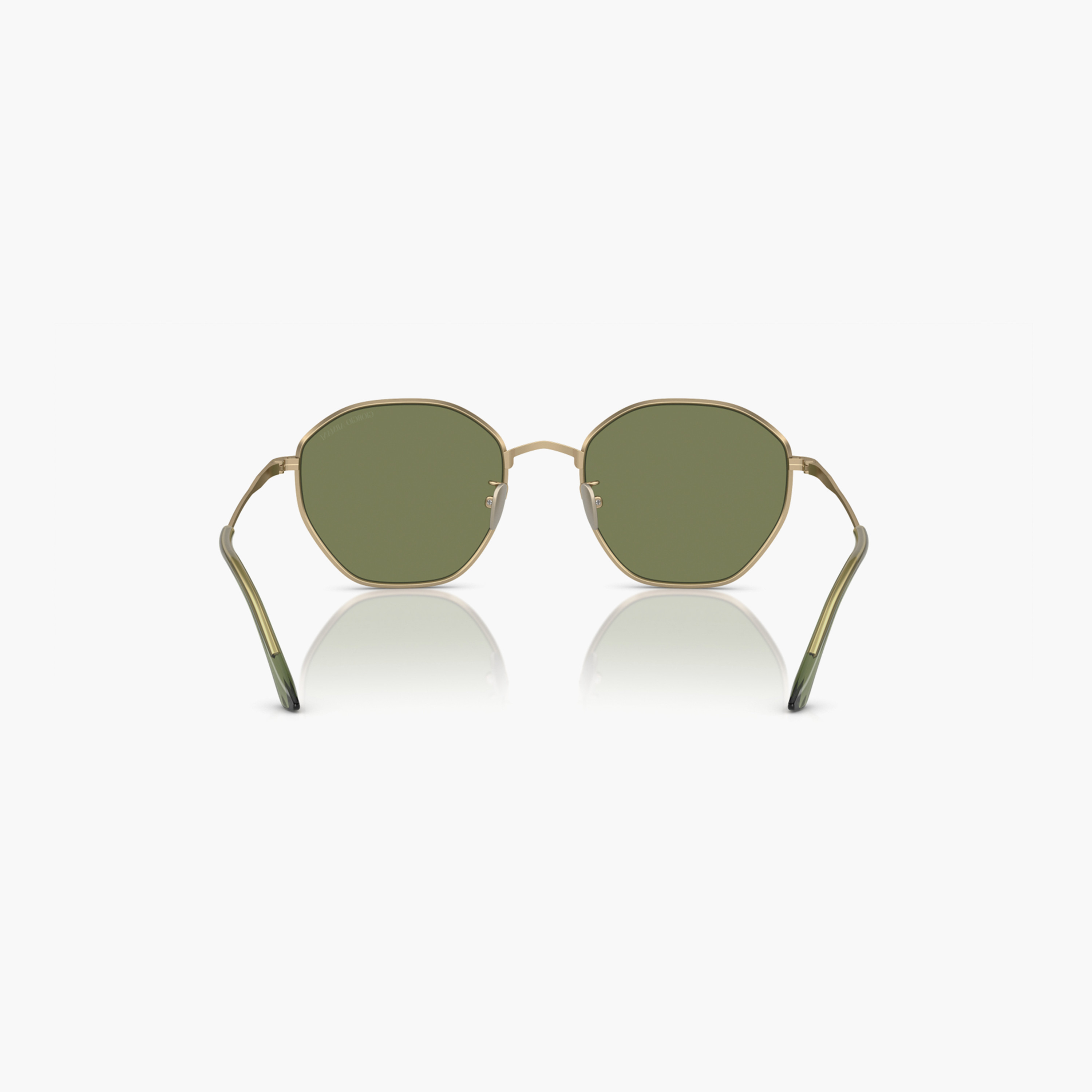 نظارات شمسية دائرية خضراء للرجال من جورجيو أرماني | 6150-men-sunglasses-image-4