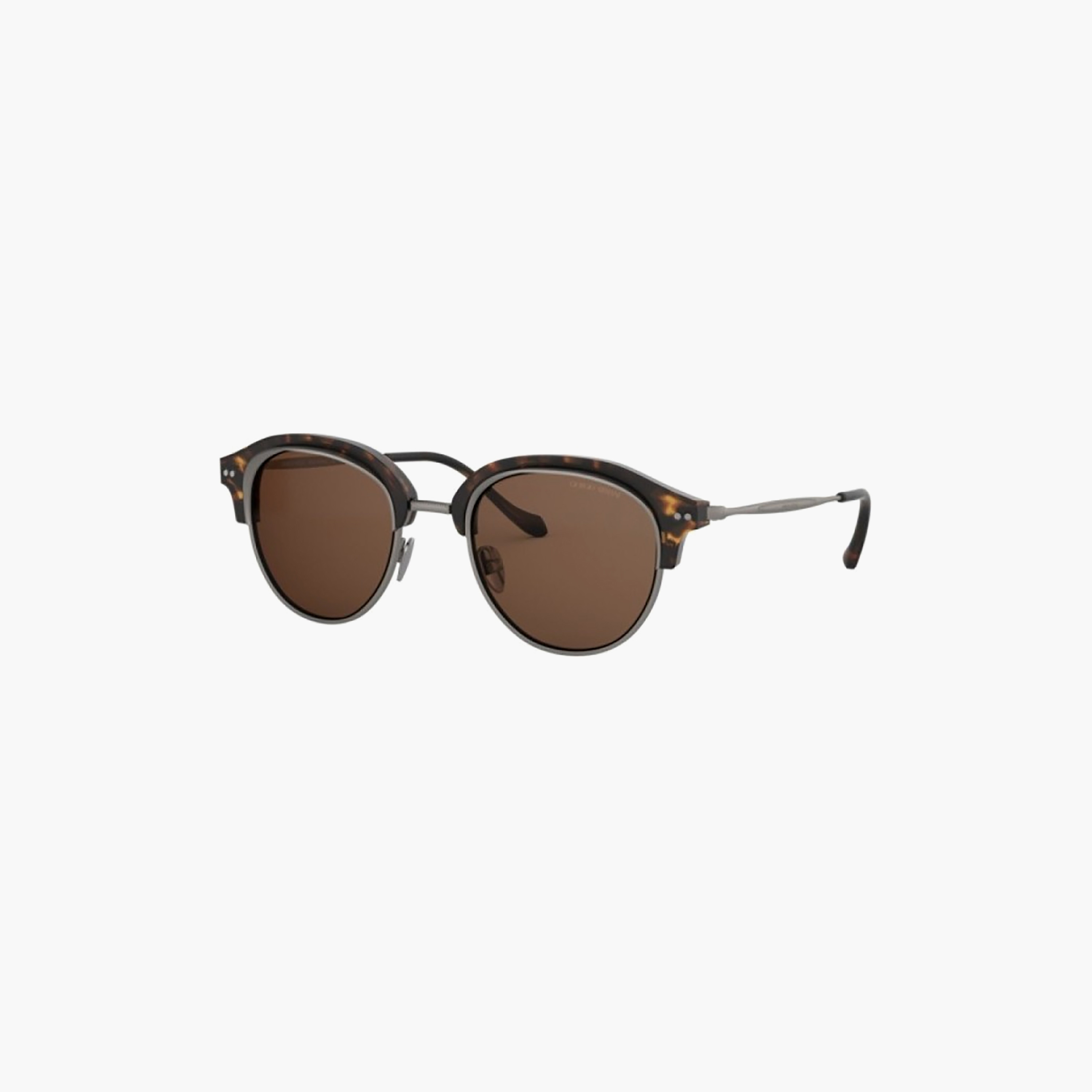 نظارات شمسية دائرية بنية اللون للرجال من جورجيو أرماني | 8117-men-sunglasses-image-4