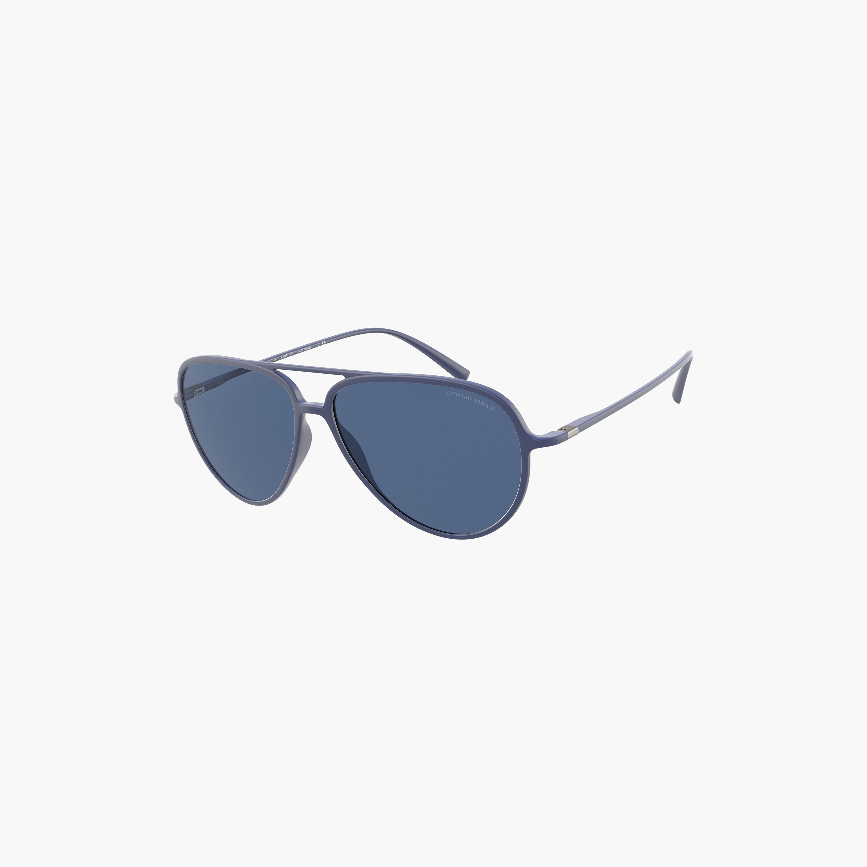 نظارات شمسية رجالية من جورجيو أرماني بتصميم طيار أزرق | 8142-men-sunglasses-image-4