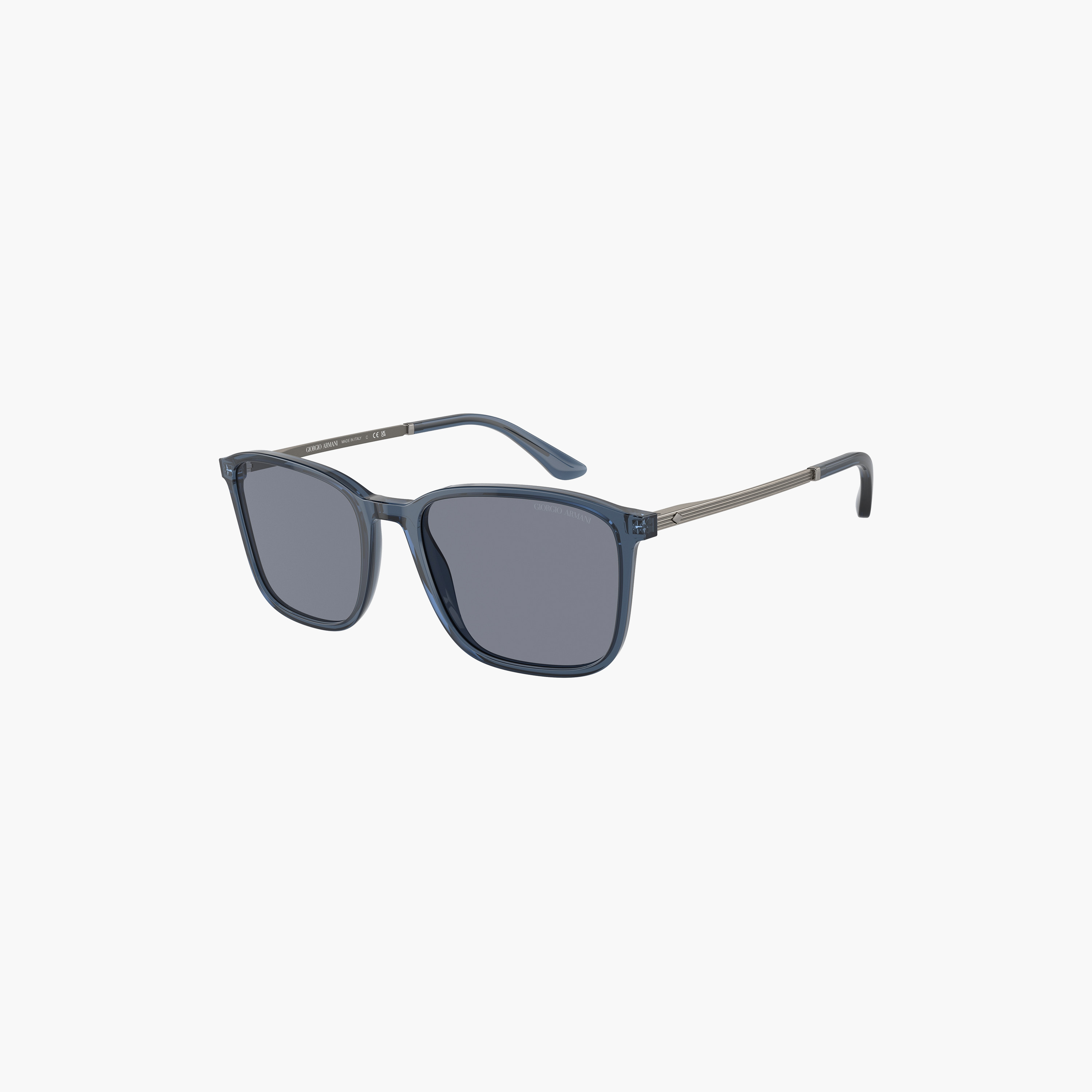 نظارات شمسية مربعة زرقاء من جورجيو أرماني للجنسين | 8197-men-sunglasses-image-3