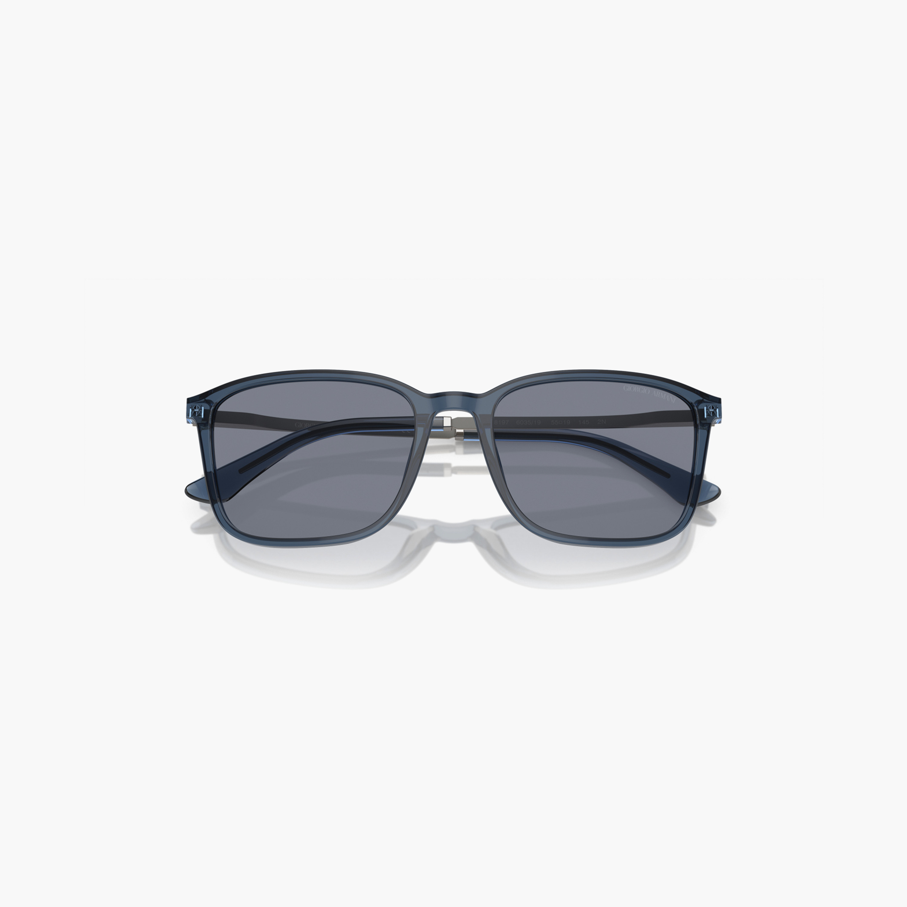 نظارات شمسية مربعة زرقاء من جورجيو أرماني للجنسين | 8197-men-sunglasses-image-5