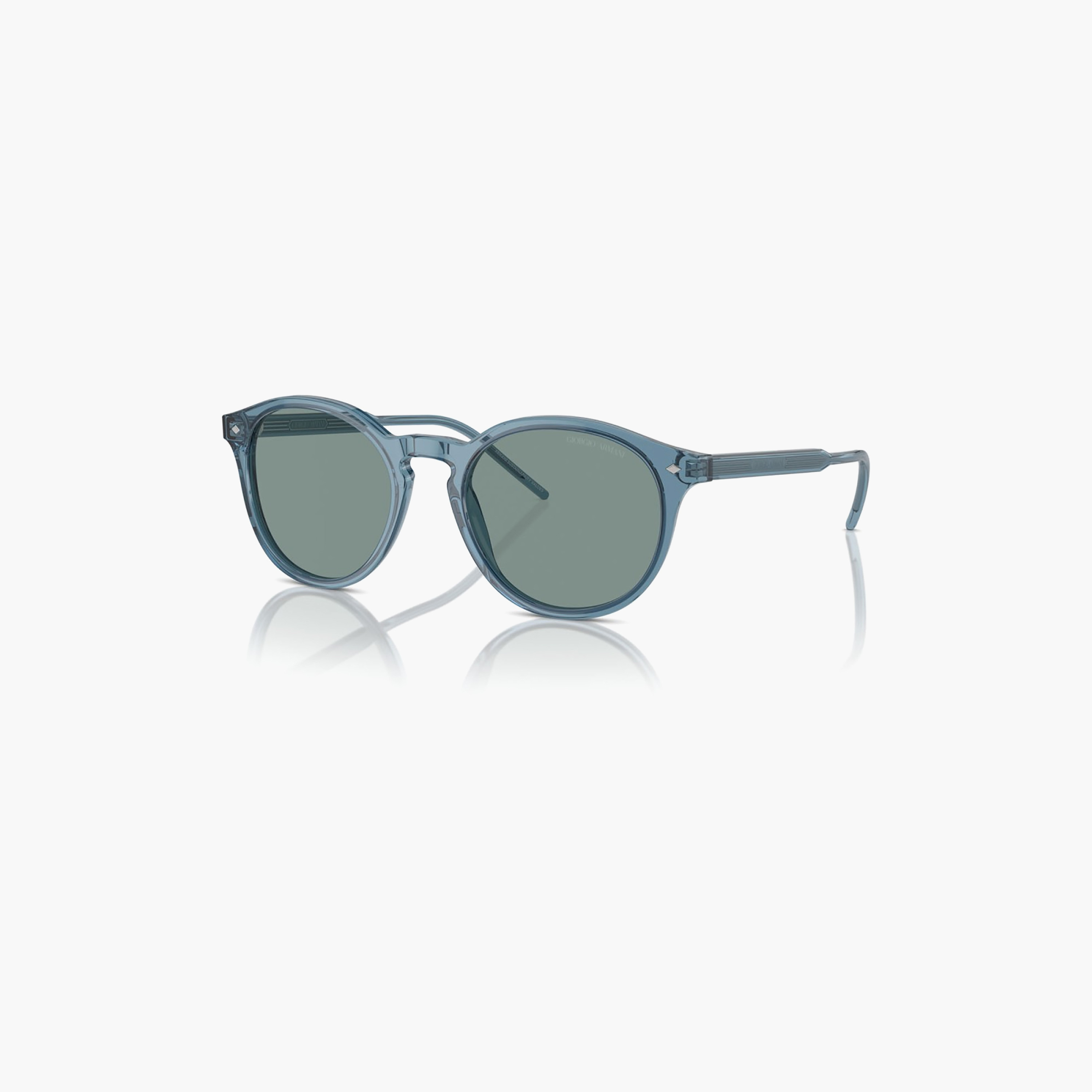 Giorgio Armani Men Round Grey Sunglasses | 8211-men-sunglasses-image-3