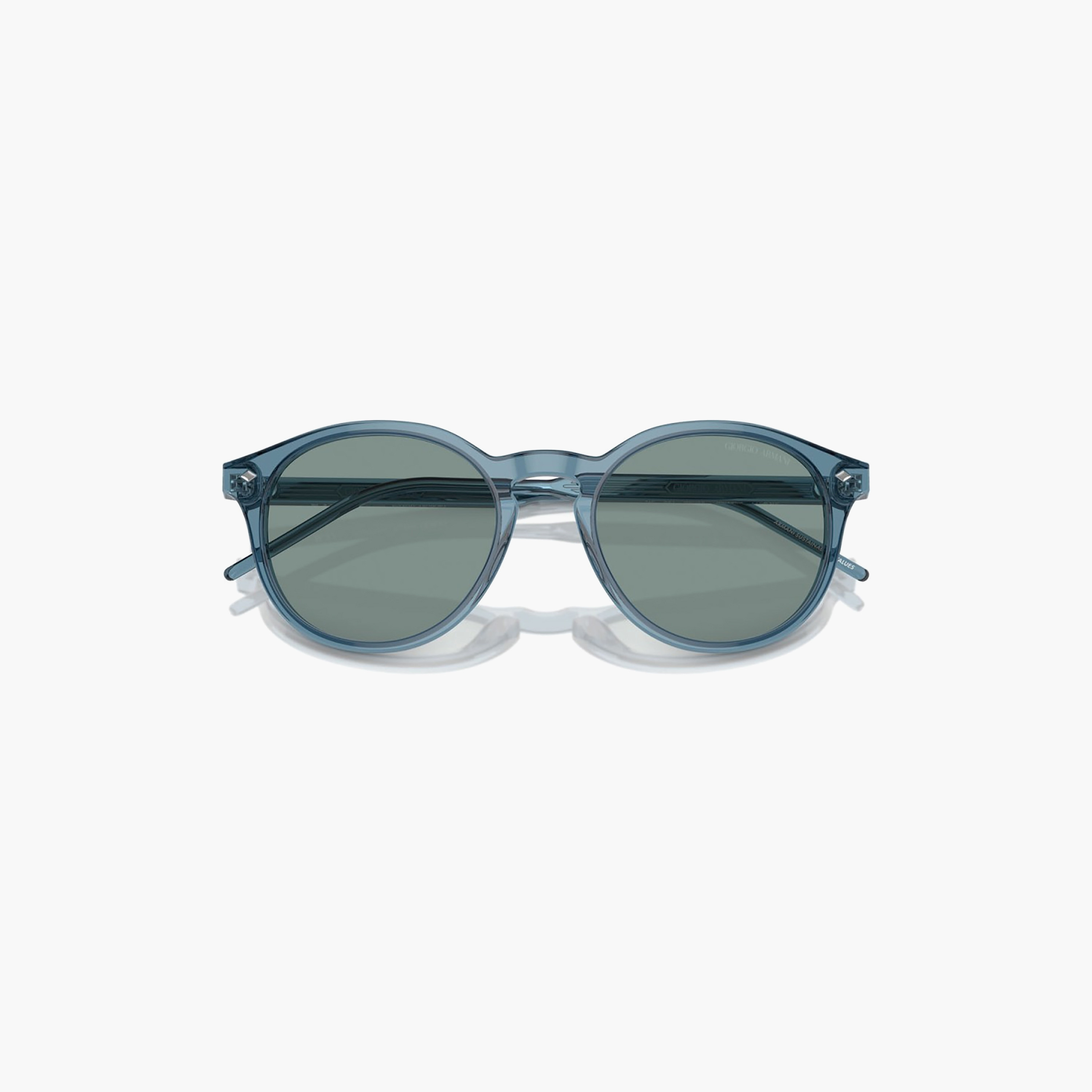 Giorgio Armani Men Round Grey Sunglasses | 8211-men-sunglasses-image-4