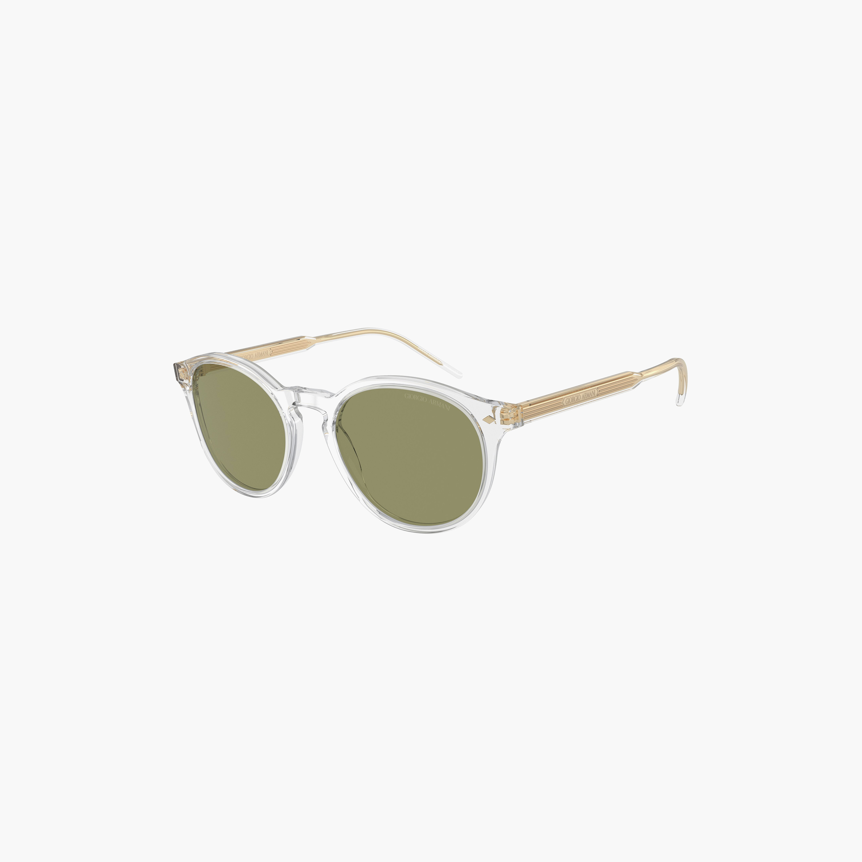 Giorgio Armani Men Round Green Sunglasses | 8211-men-sunglasses-image-4