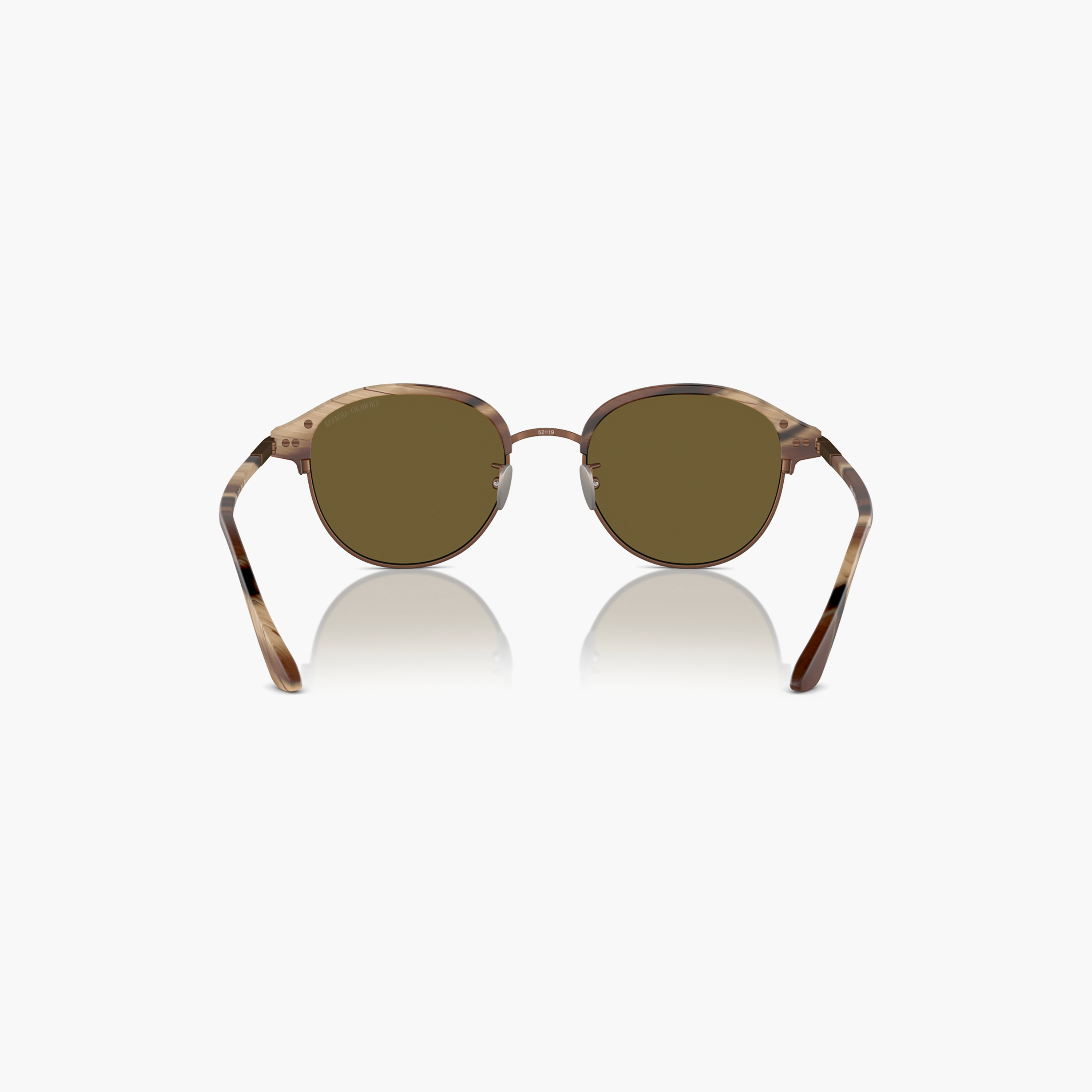 نظارات شمسية دائرية بنية اللون للرجال من جورجيو أرماني | 8215-men-sunglasses-image-5