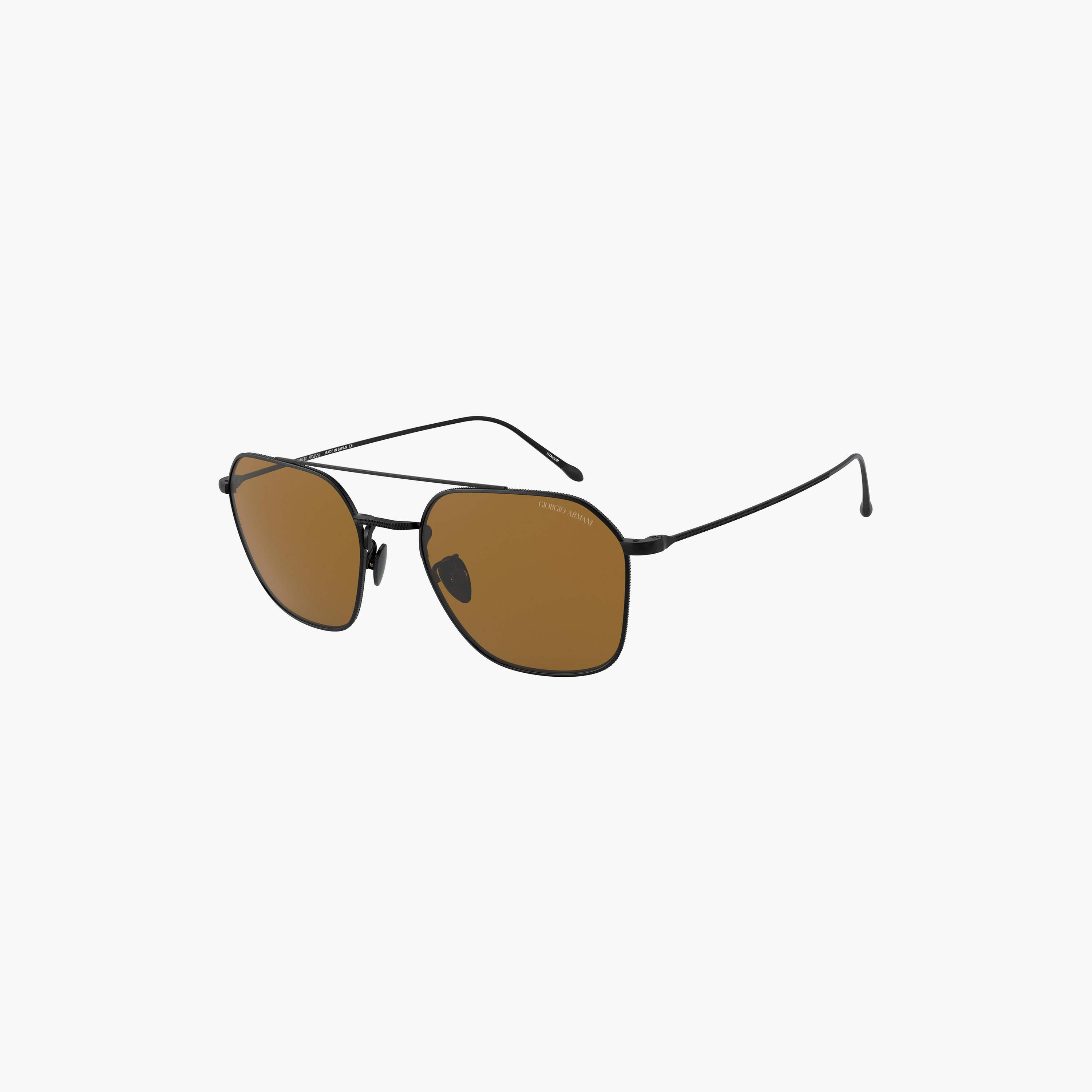 نظارات شمسية مربعة بنية اللون للرجال من جورجيو أرماني | 6095T-men-sunglasses-image-4