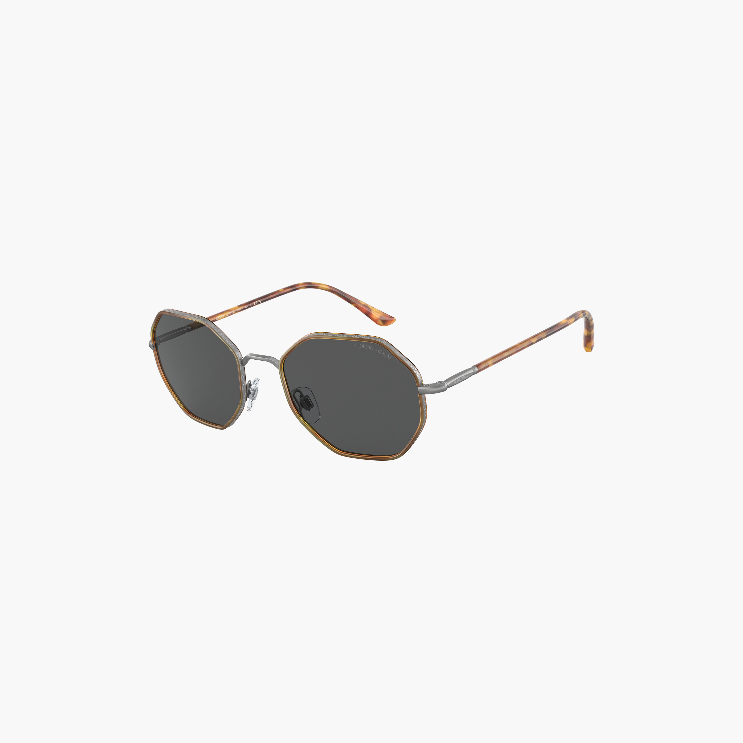 Giorgio Armani Men Geometric Grey Sunglasses | 6112J-men-sunglasses-image-3