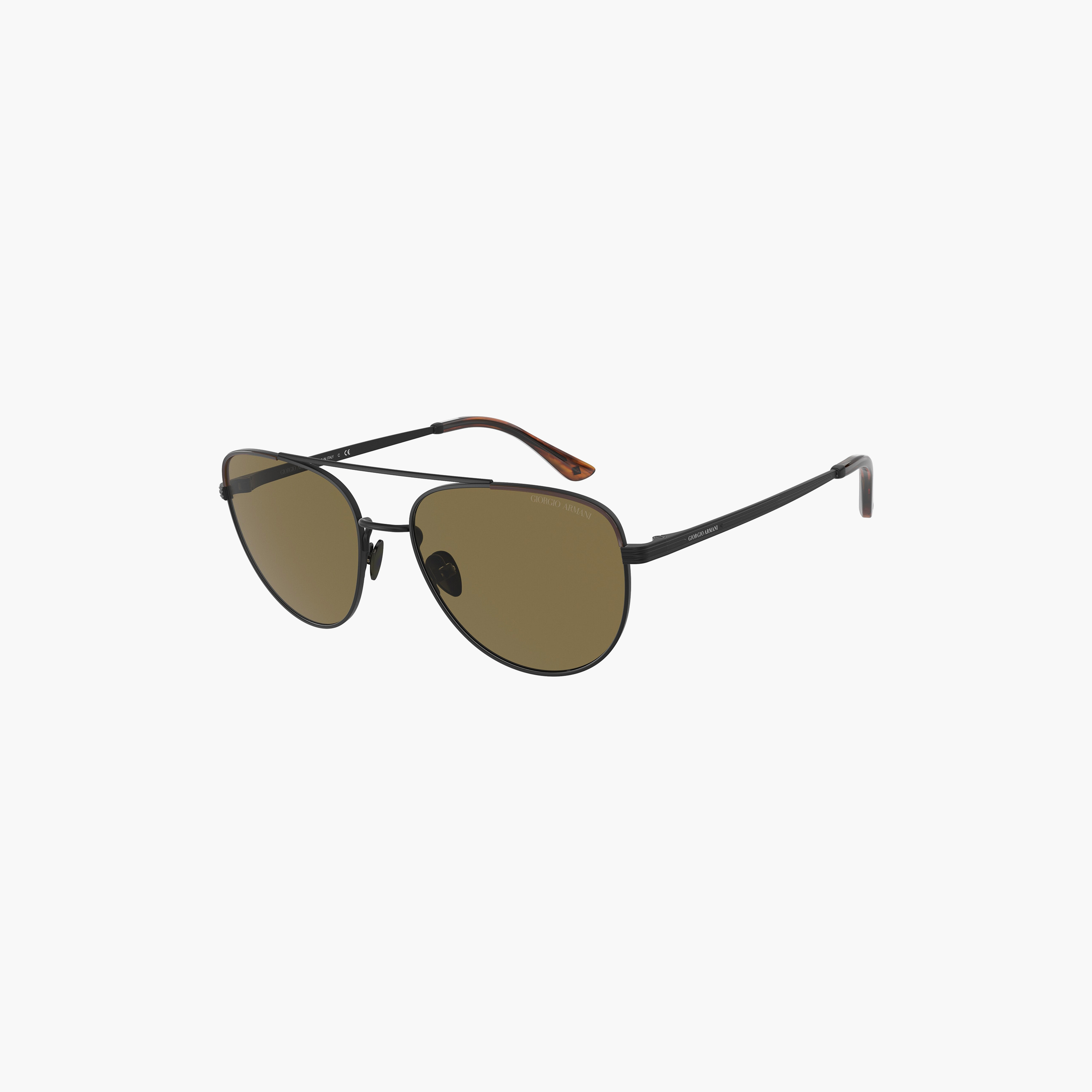 Giorgio Armani Men Aviator Brown Sunglasses | 6134J-men-sunglasses-image-4