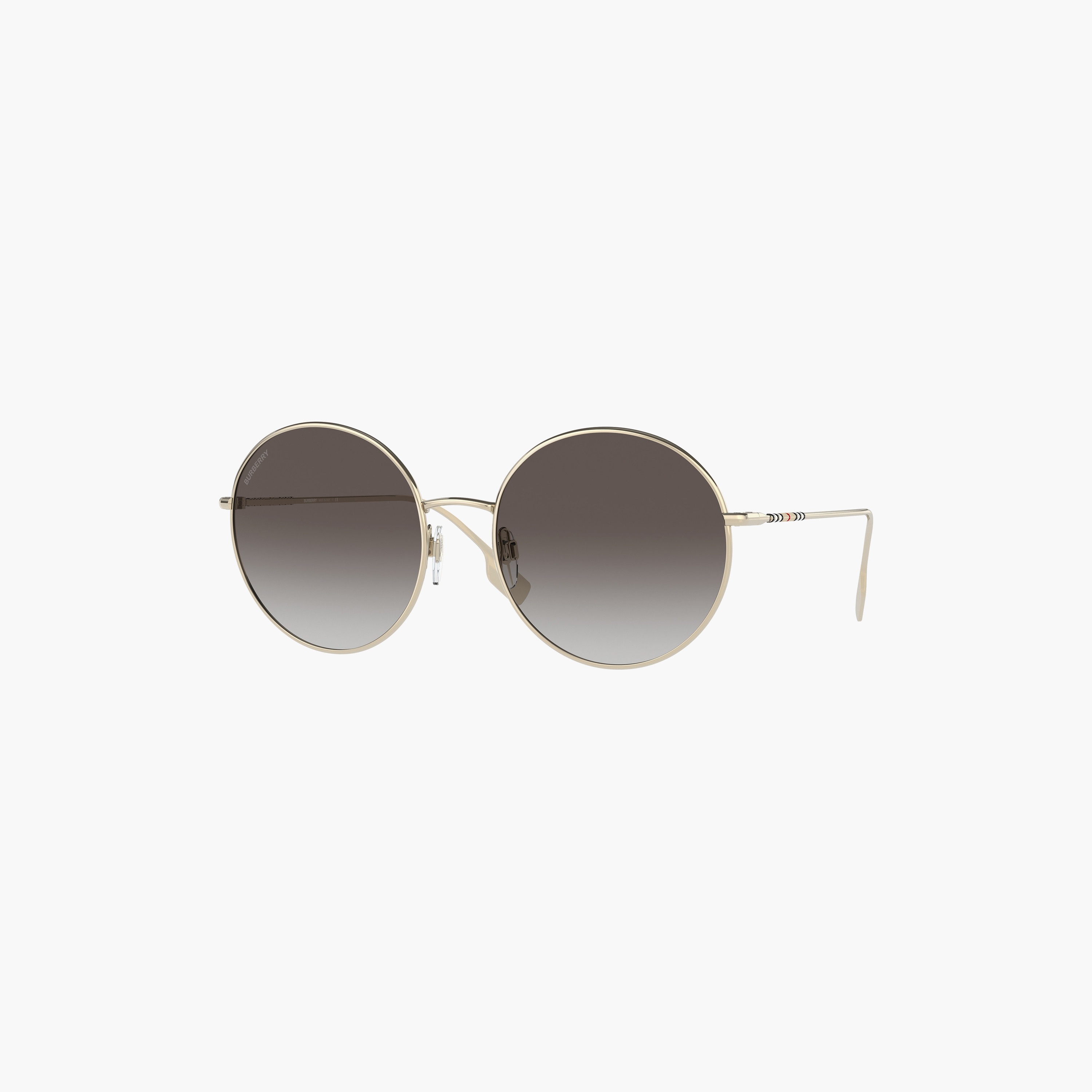 نظارات شمسية دائرية رمادية من بربري للنساء | 3132-women-sunglasses-image-4